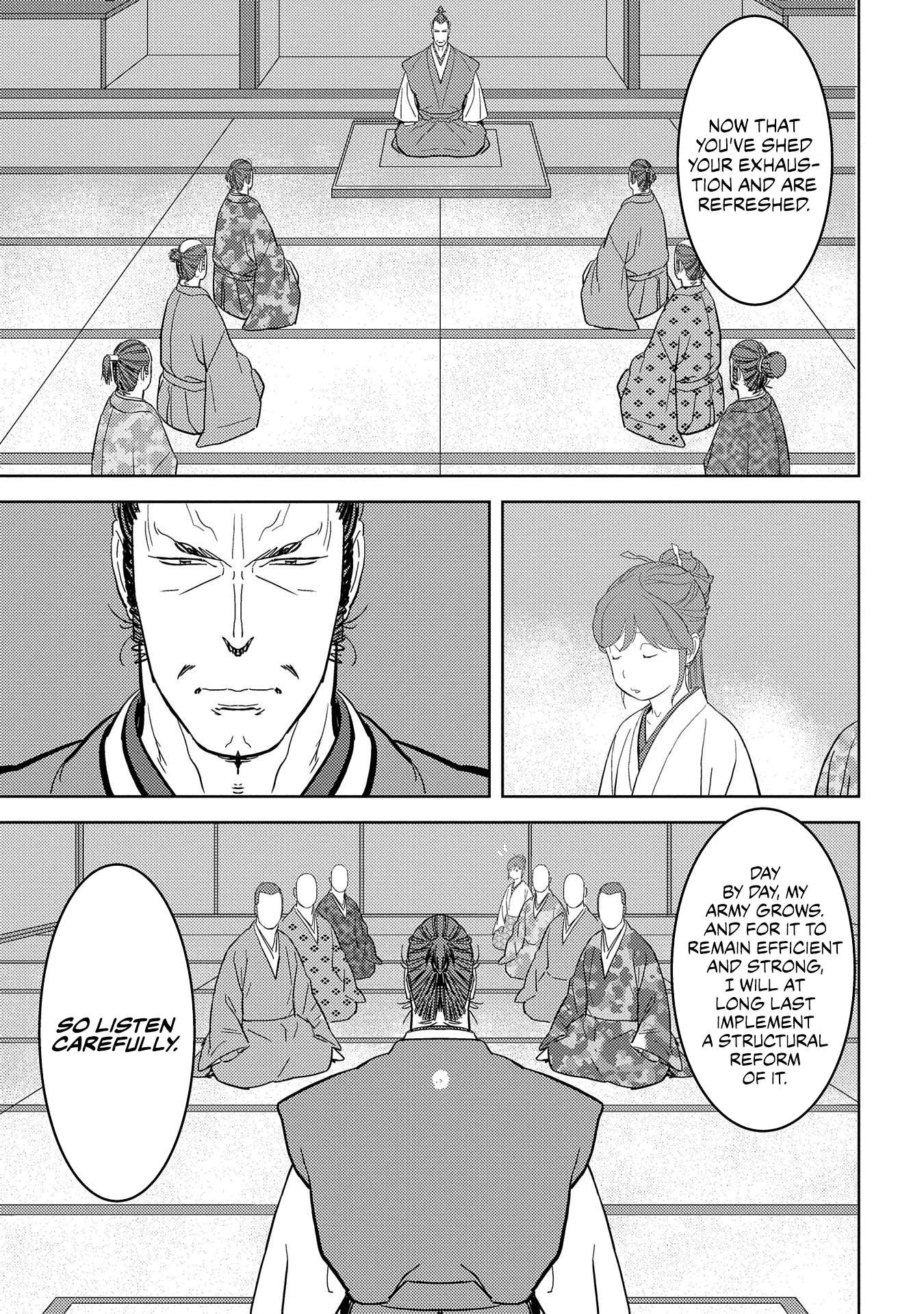 Sengoku Komachi Kuroutan Chapter 27.1 page 8 - 