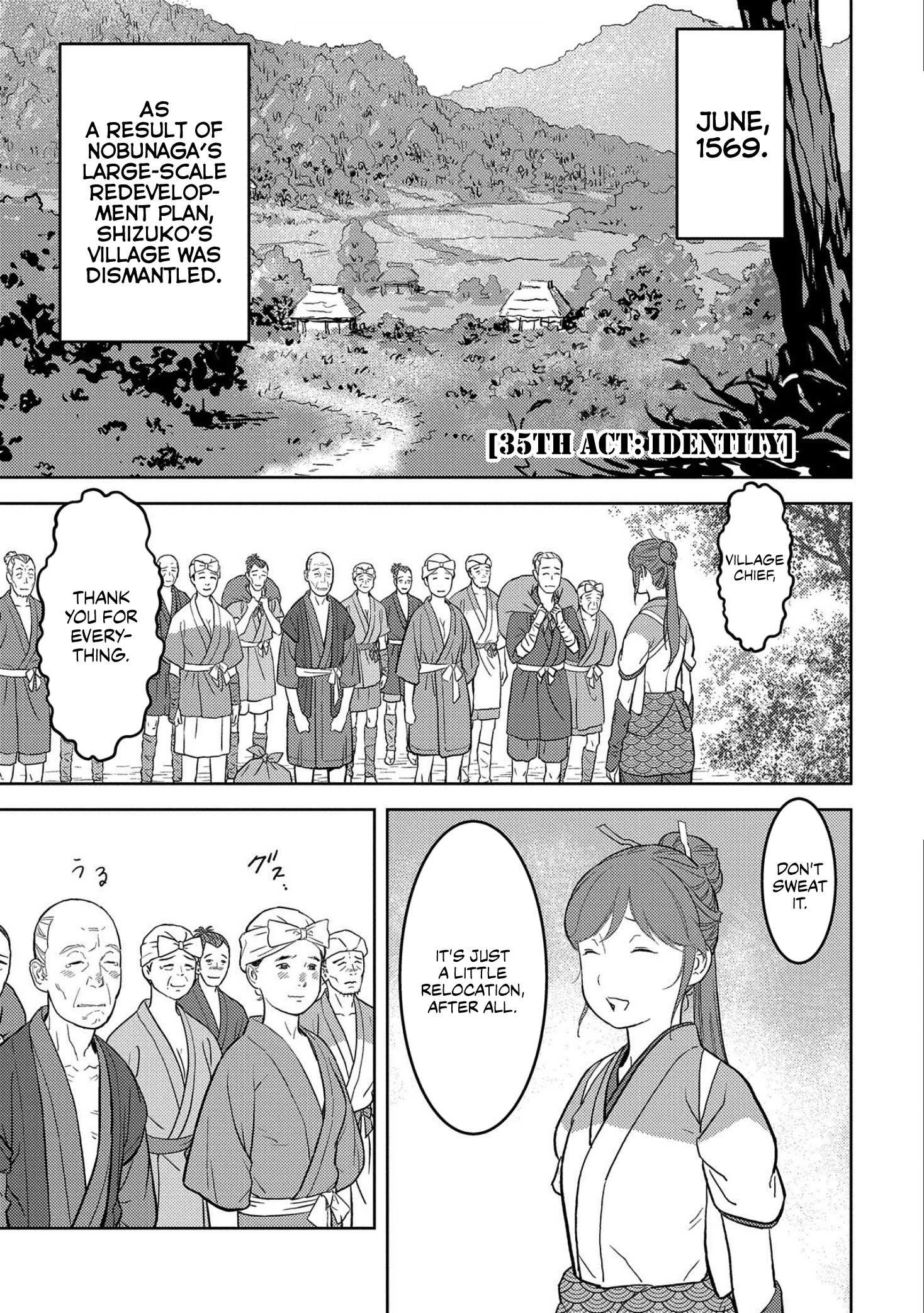 Sengoku Komachi Kuroutan Chapter 35 page 2 - 