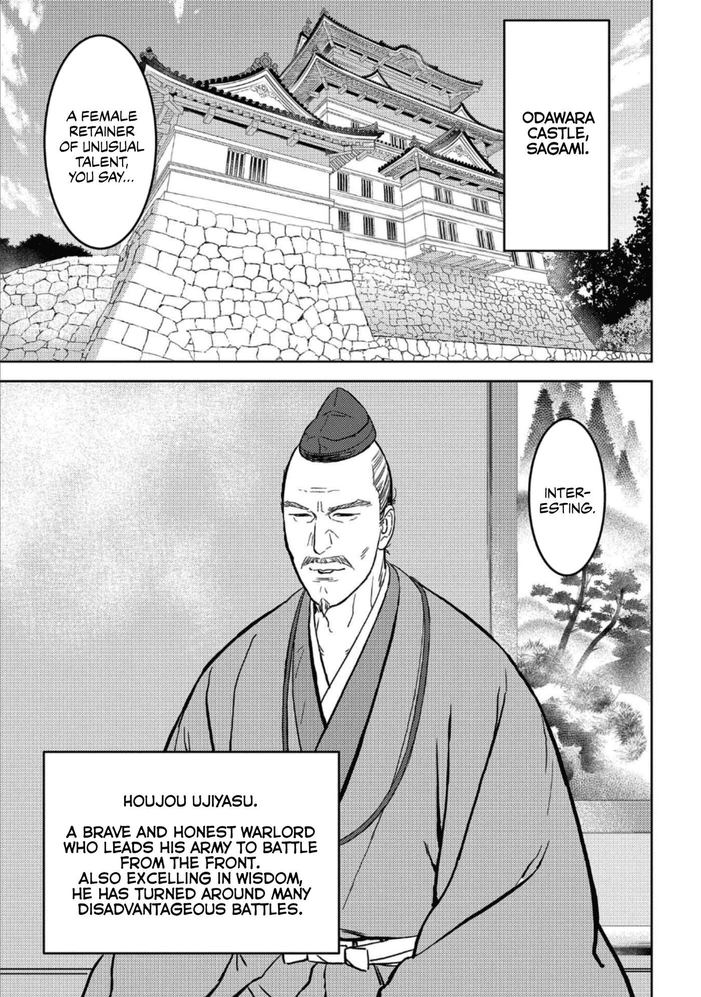Sengoku Komachi Kuroutan Chapter 36.1 page 6 - 