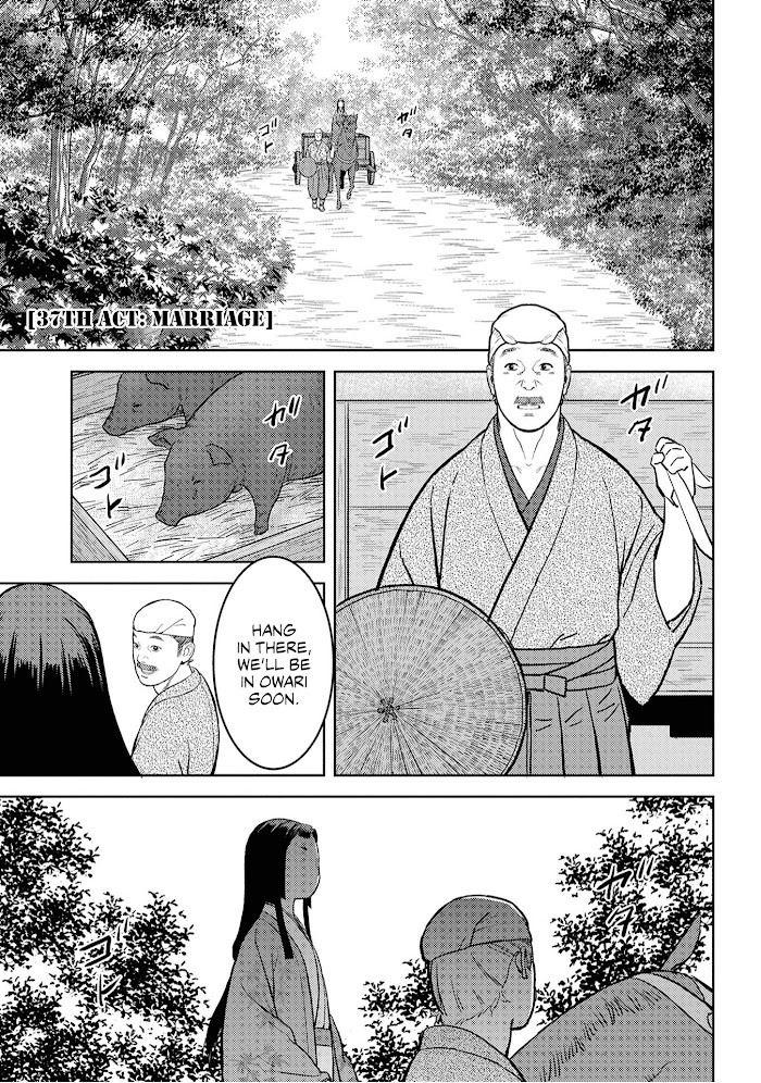 Sengoku Komachi Kuroutan Chapter 37 page 2 - 