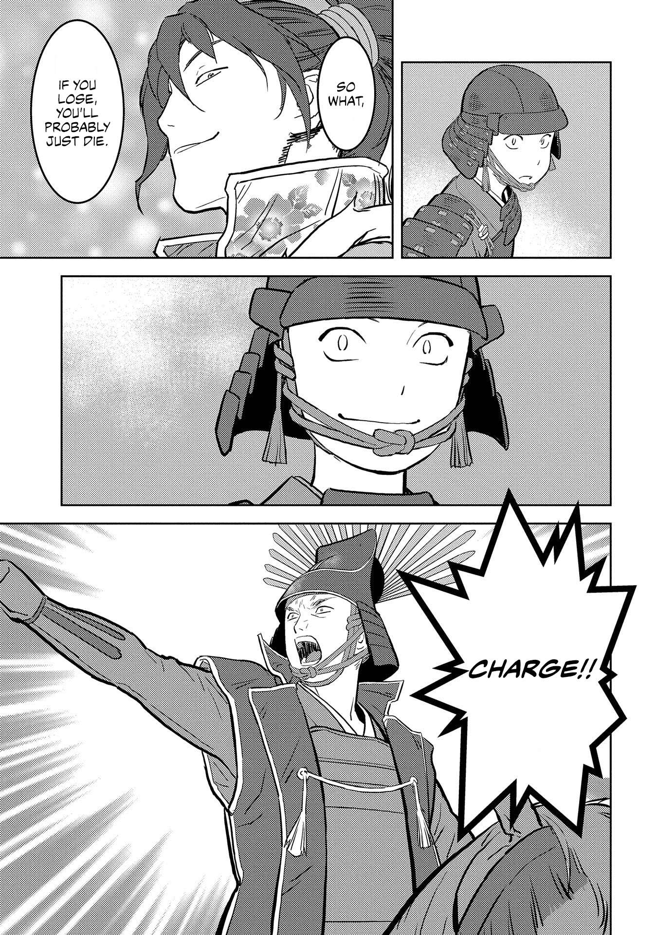 Sengoku Komachi Kuroutan Chapter 39 page 15 - 