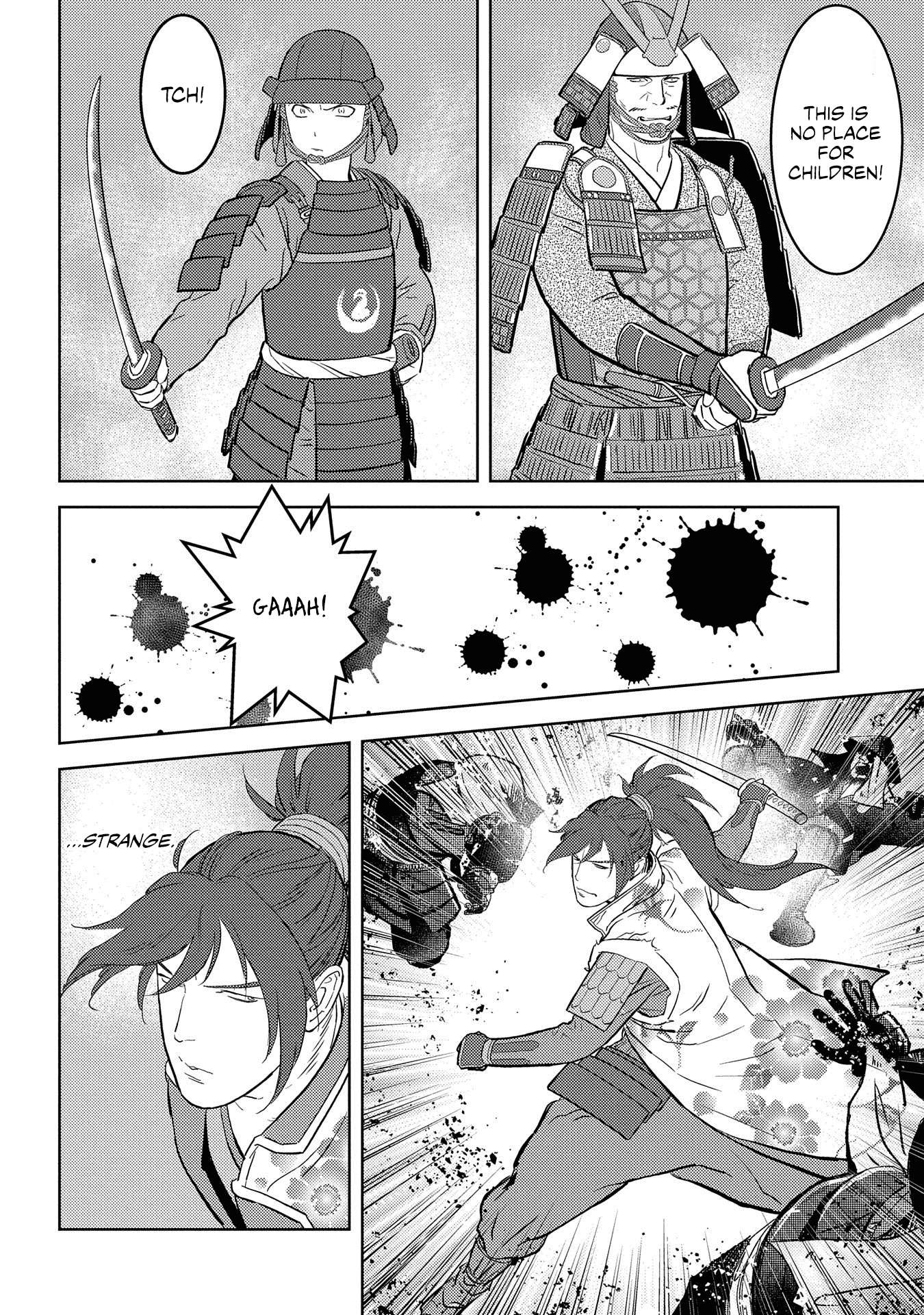 Sengoku Komachi Kuroutan Chapter 39 page 24 - 