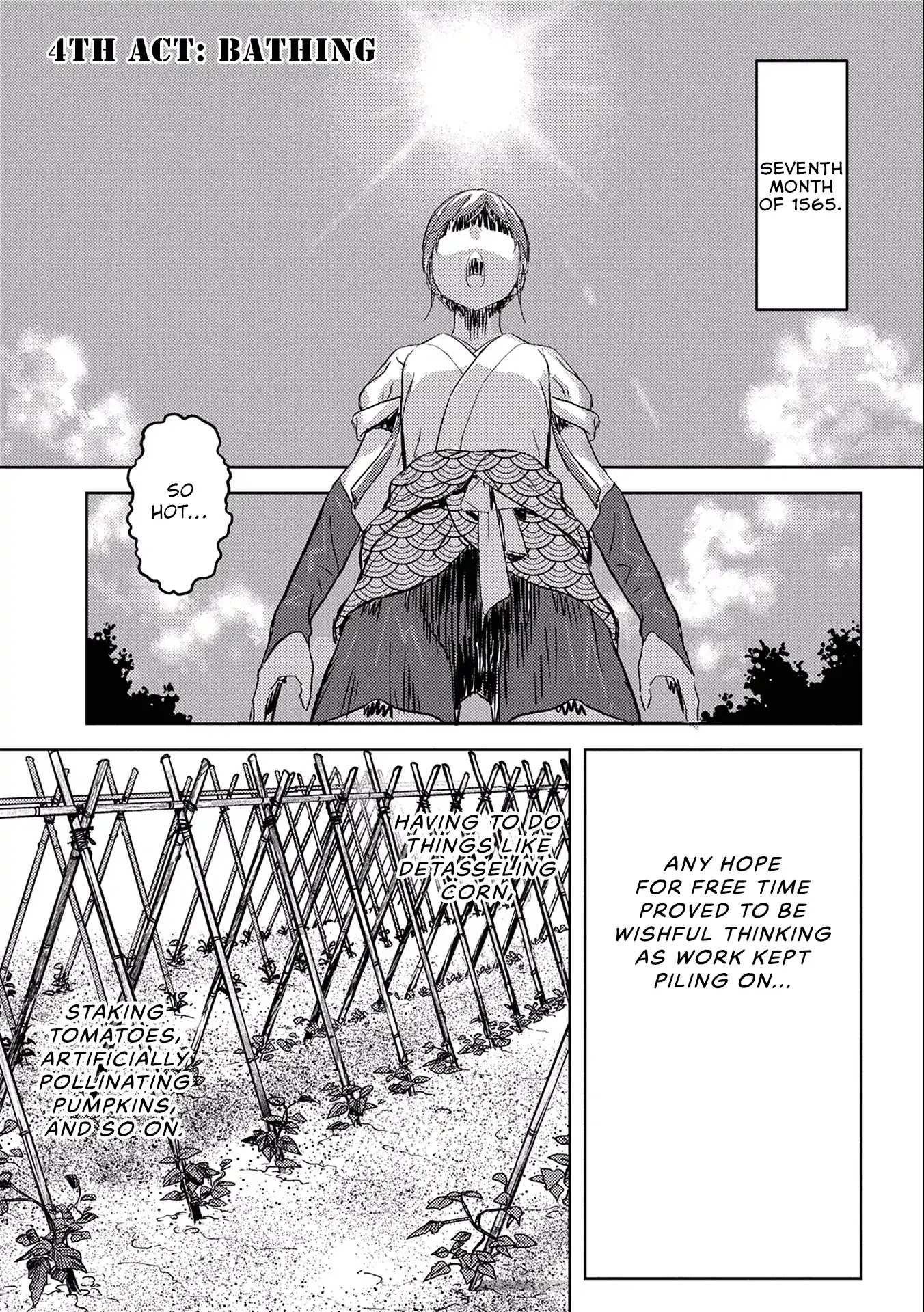 Sengoku Komachi Kuroutan Chapter 4.1 page 2 - 
