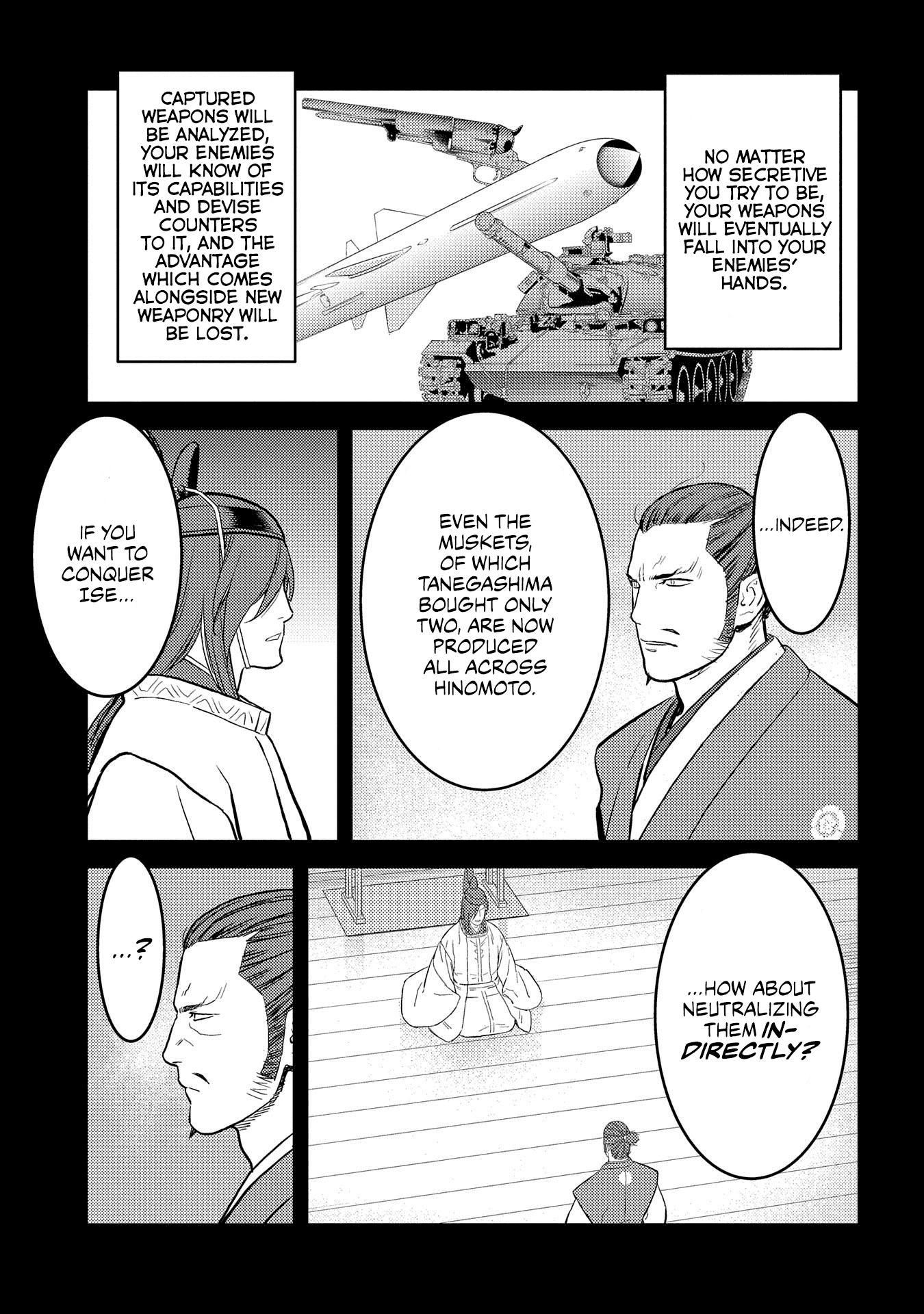 Sengoku Komachi Kuroutan Chapter 40 page 4 - 