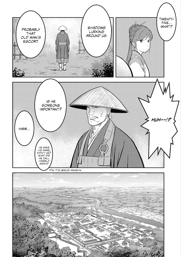 Sengoku Komachi Kuroutan Chapter 47 page 9 - 