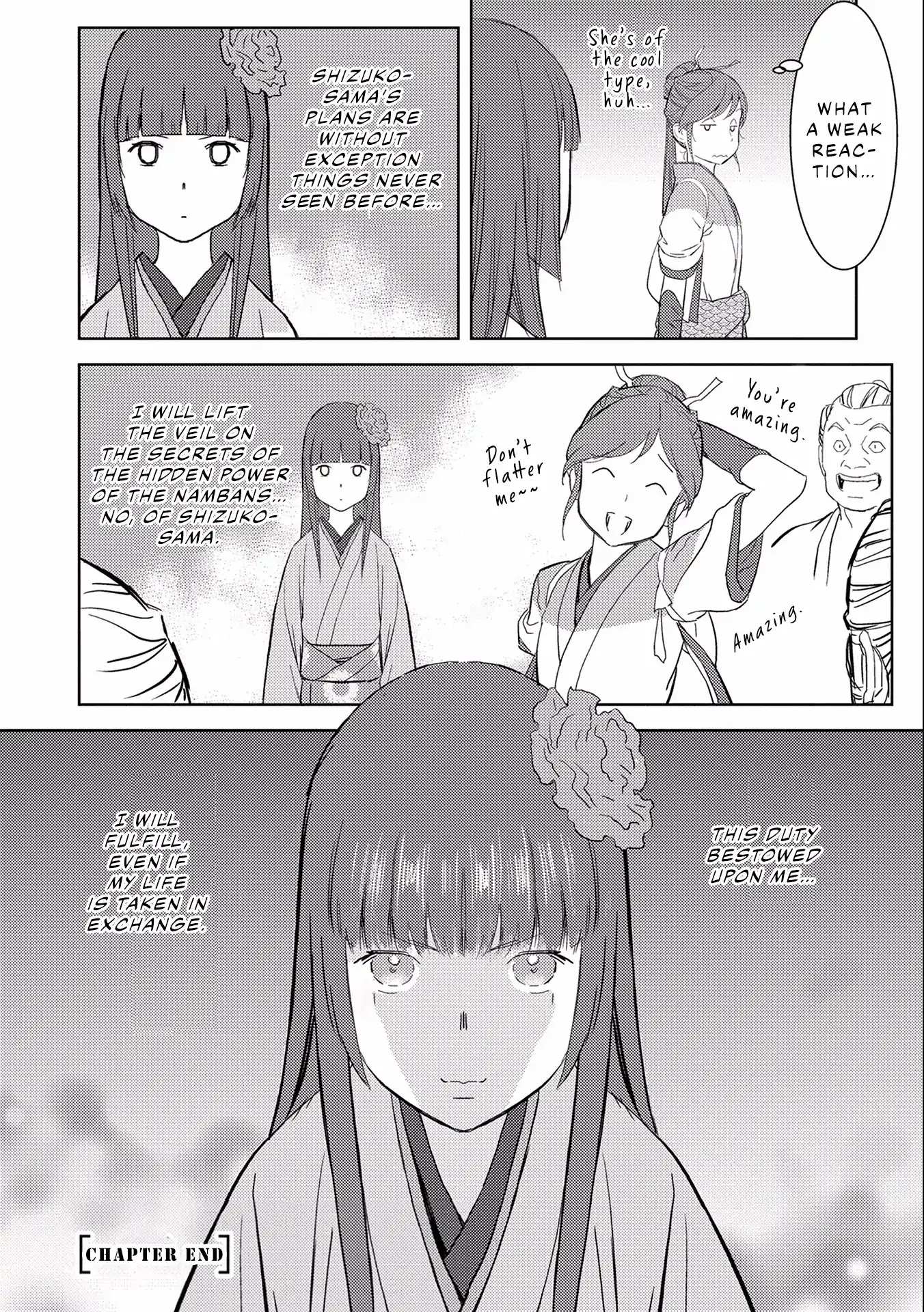 Sengoku Komachi Kuroutan Chapter 6.1 page 36 - 