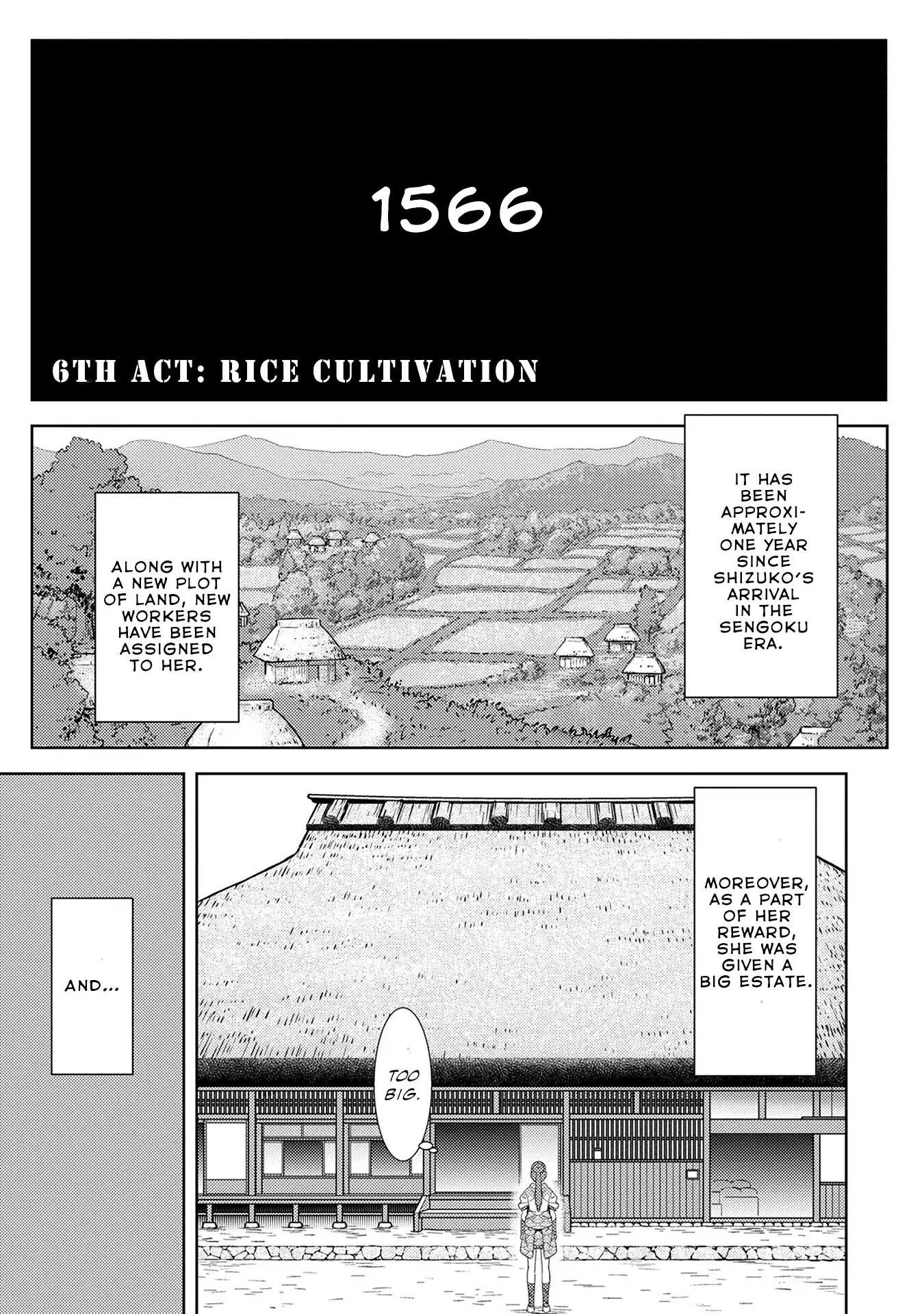 Sengoku Komachi Kuroutan Chapter 6.1 page 5 - 