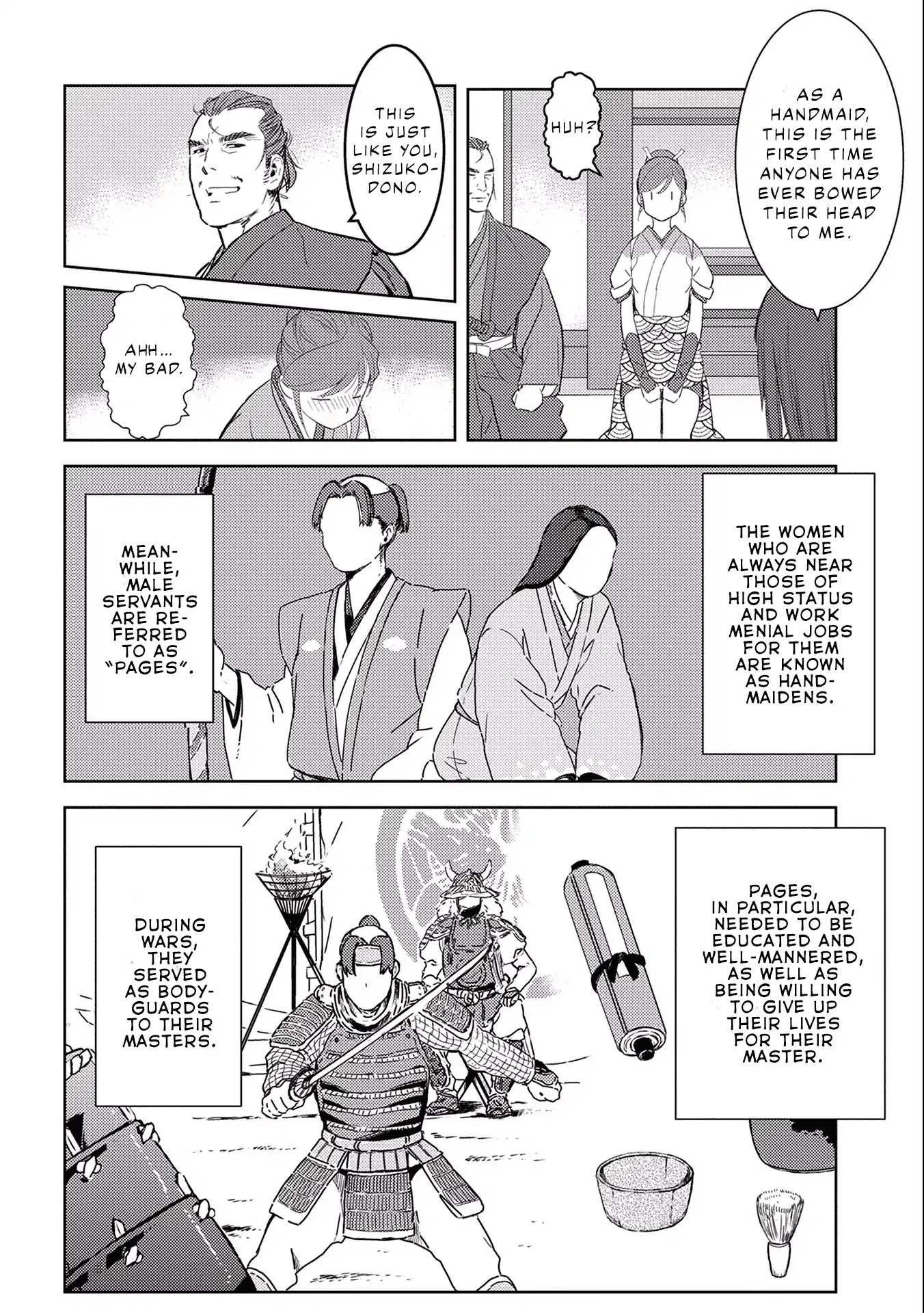 Sengoku Komachi Kuroutan Chapter 6.1 page 8 - 