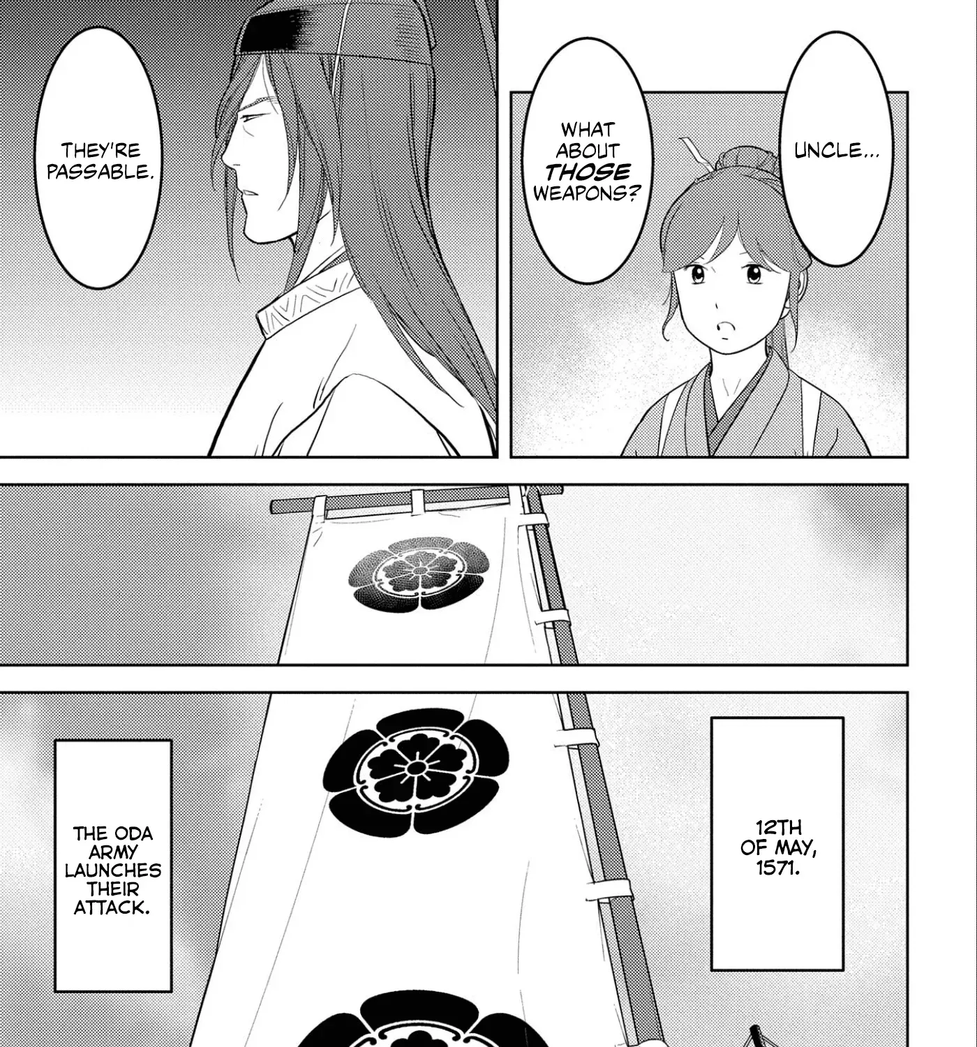 Sengoku Komachi Kuroutan Chapter 62 page 10 - 