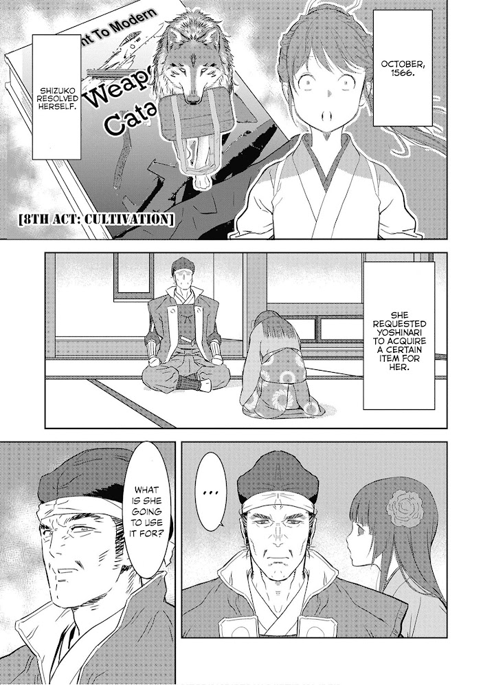 Sengoku Komachi Kuroutan Chapter 8 page 2 - 