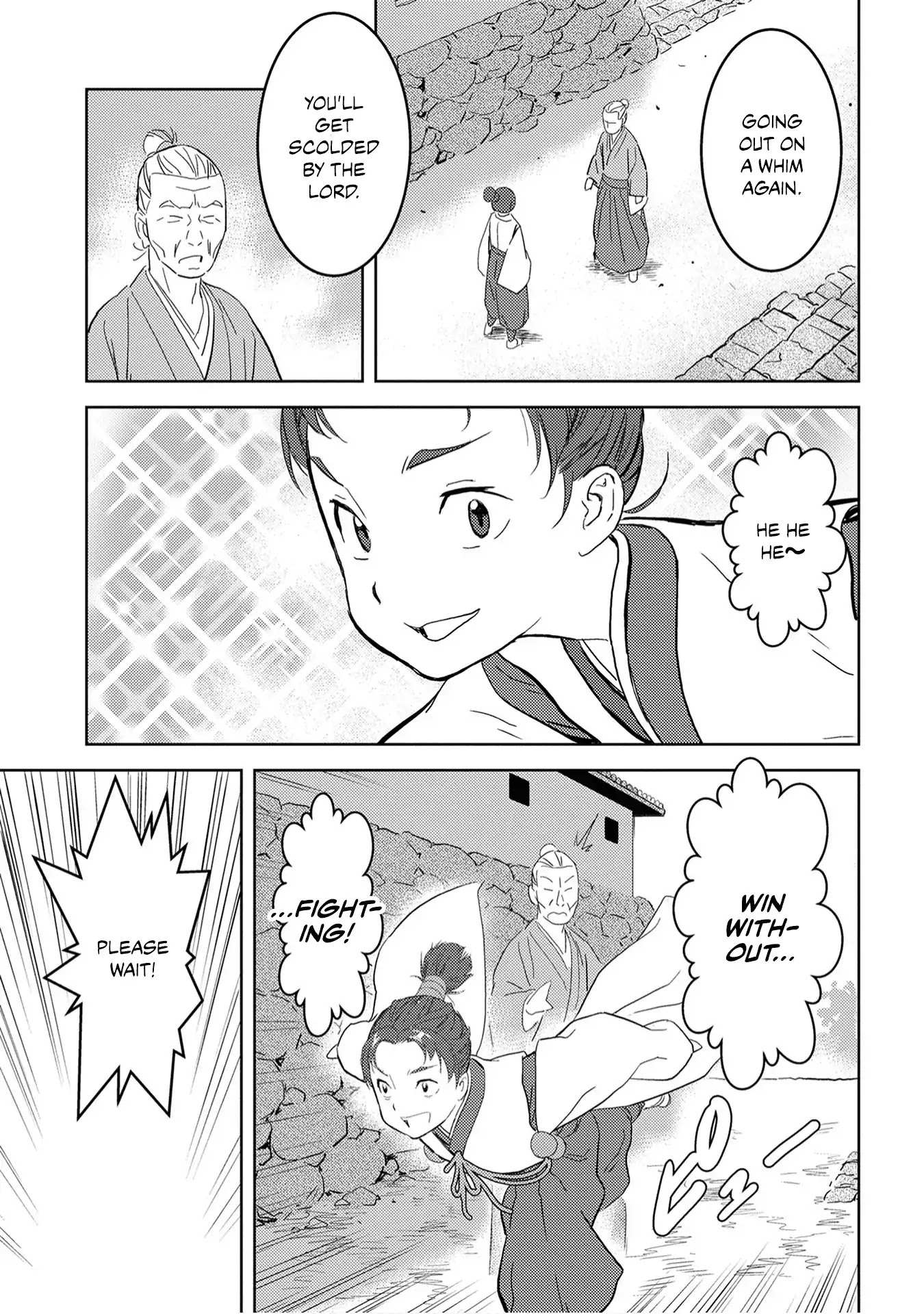 Sengoku Komachi Kuroutan Chapter 9.1 page 34 - 