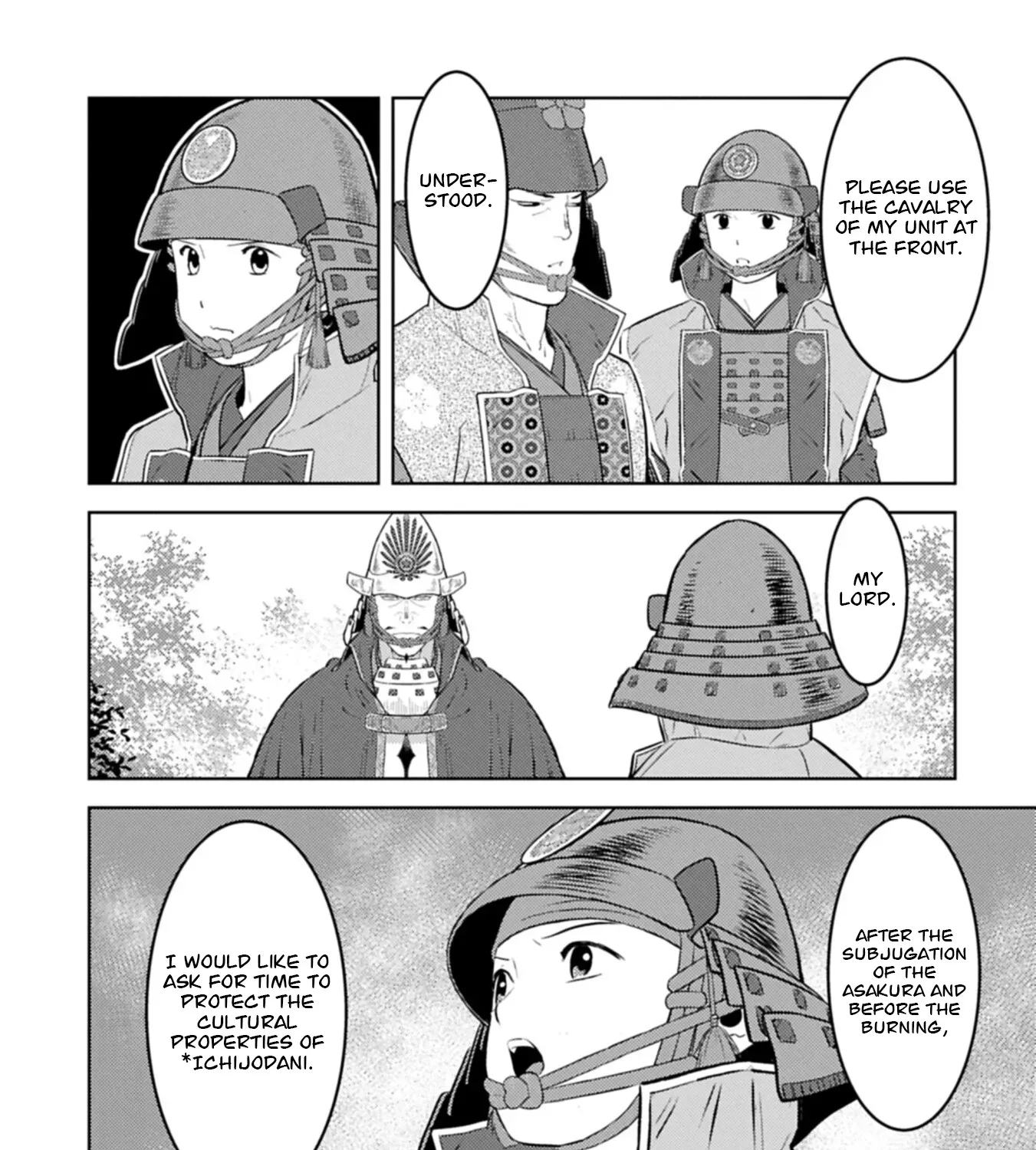 Sengoku Komachi Kuroutan Chapter 99 page 4 - 