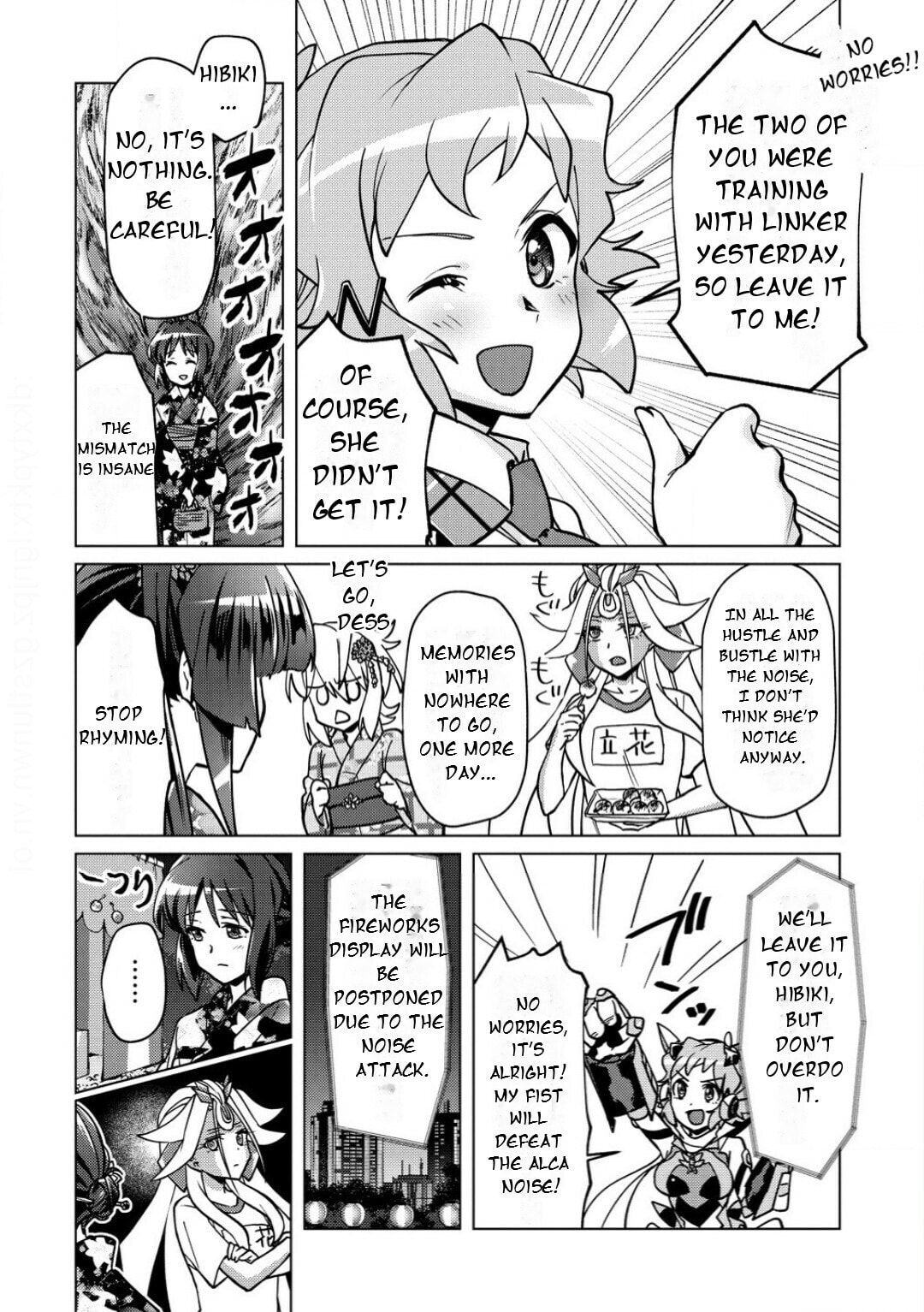 Senki Kanshoku Symphogear - Shirabe Meshi Chapter 34 page 9 - 