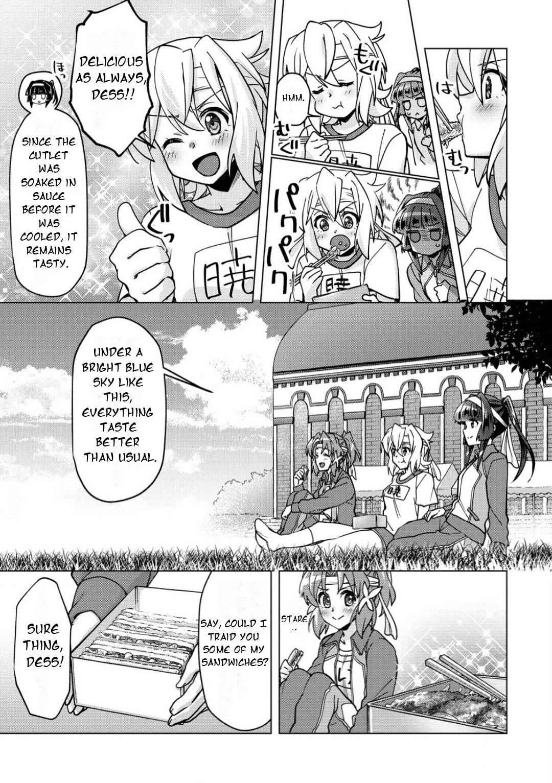 Senki Kanshoku Symphogear - Shirabe Meshi Chapter 35 page 14 - 