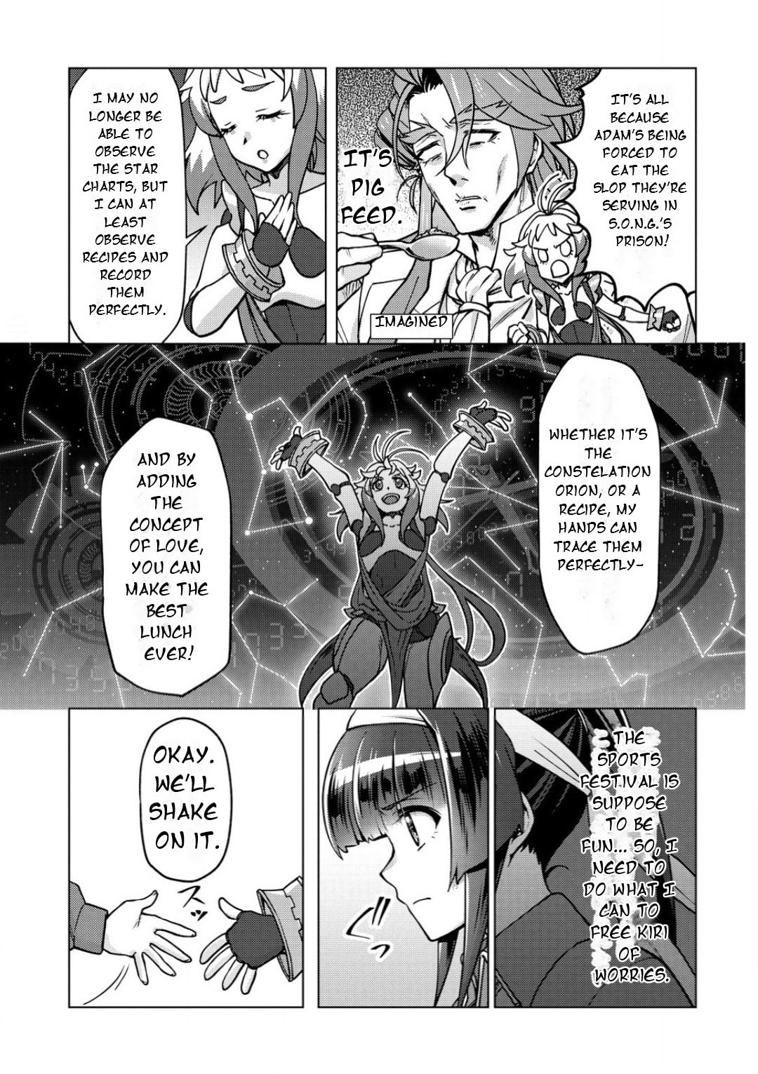 Senki Kanshoku Symphogear - Shirabe Meshi Chapter 35 page 8 - 