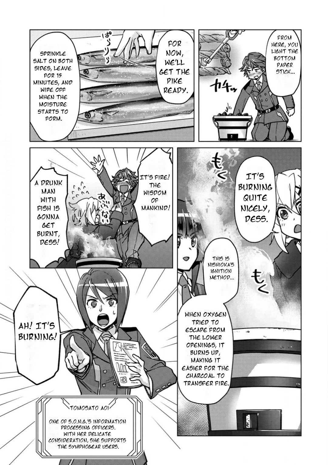 Senki Kanshoku Symphogear - Shirabe Meshi Chapter 36 page 8 - 