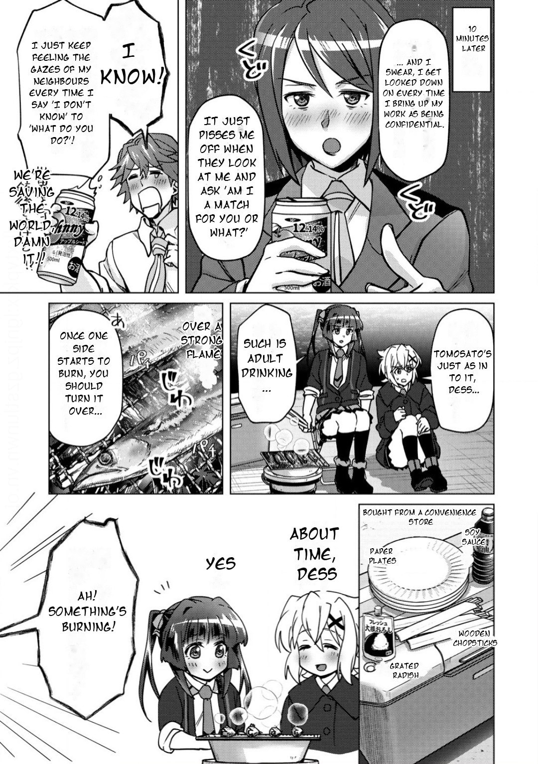 Senki Kanshoku Symphogear - Shirabe Meshi Chapter 36 page 10 - 
