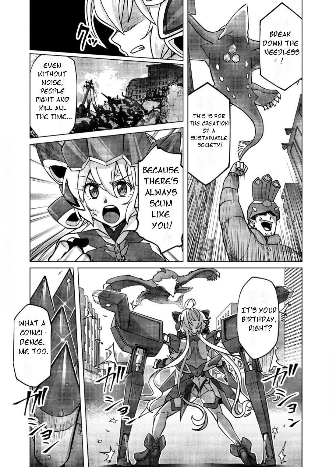 Senki Kanshoku Symphogear - Shirabe Meshi Chapter 37 page 18 - 