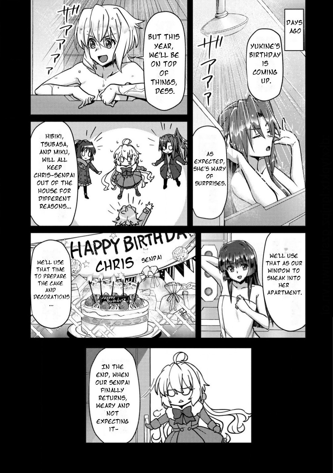 Senki Kanshoku Symphogear - Shirabe Meshi Chapter 37 page 6 - 