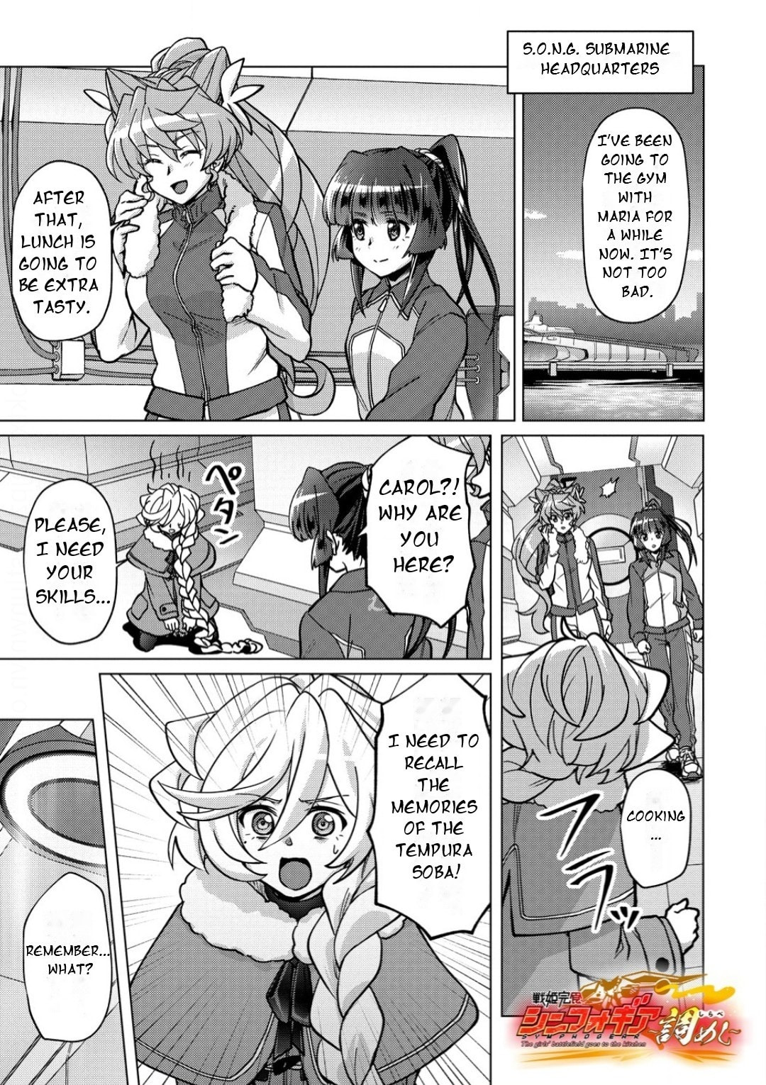 Senki Kanshoku Symphogear - Shirabe Meshi Chapter 38 page 2 - 