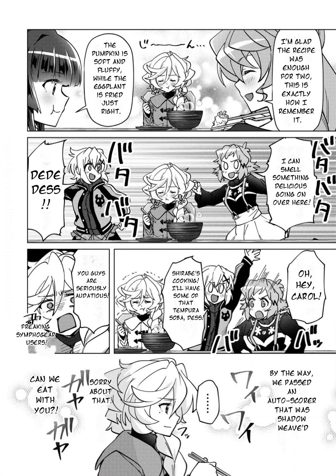 Senki Kanshoku Symphogear - Shirabe Meshi Chapter 38 page 17 - 