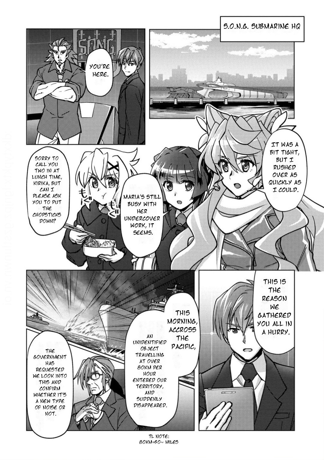 Senki Kanshoku Symphogear - Shirabe Meshi Chapter 39 page 3 - 