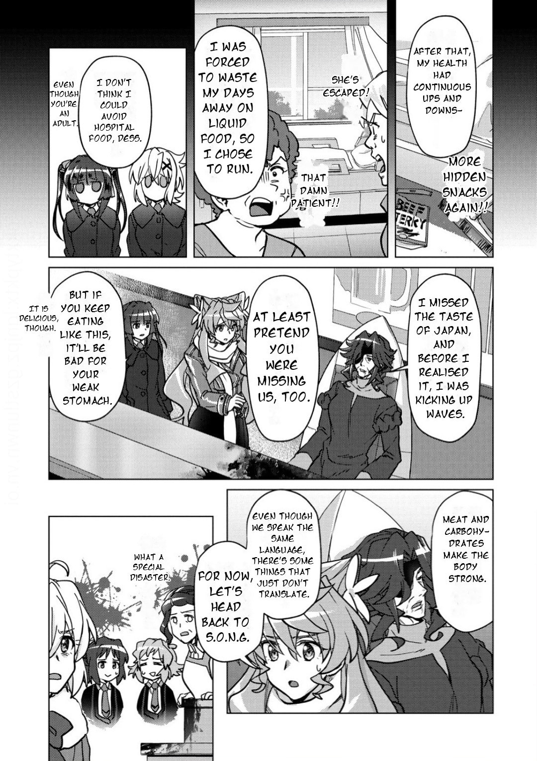 Senki Kanshoku Symphogear - Shirabe Meshi Chapter 39 page 10 - 