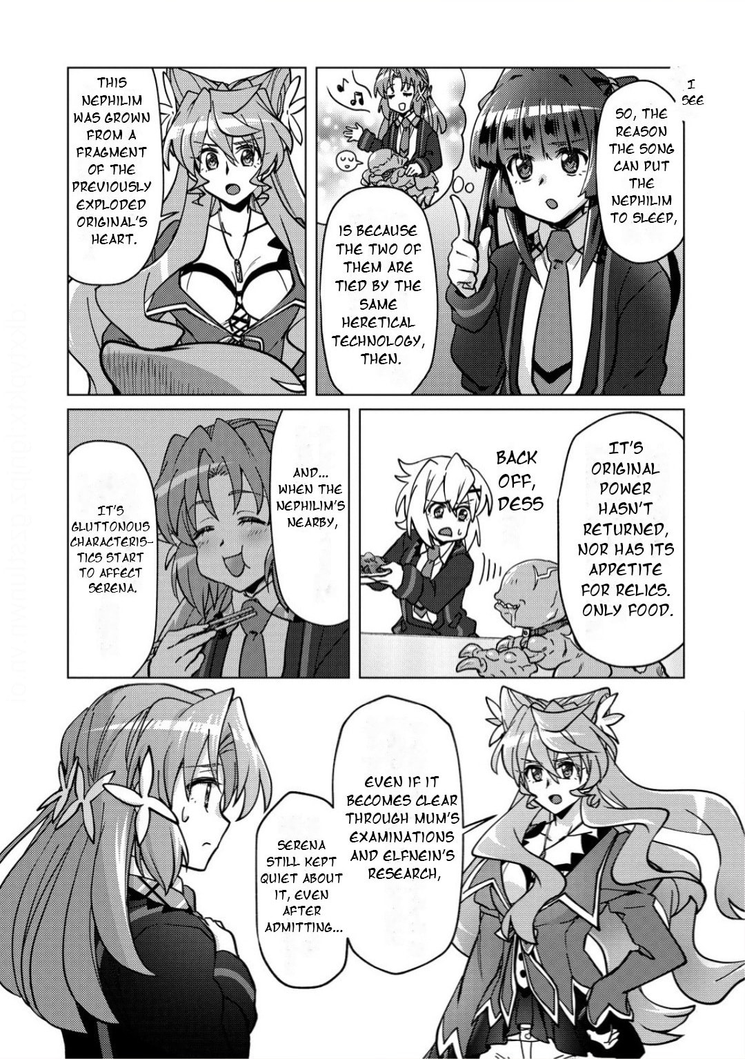 Senki Kanshoku Symphogear - Shirabe Meshi Chapter 40 page 6 - 