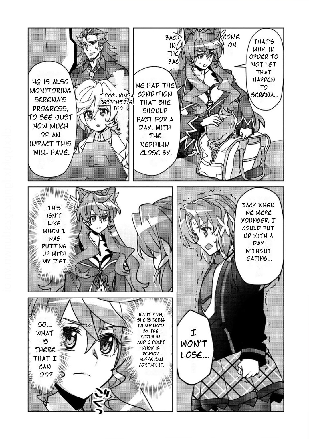 Senki Kanshoku Symphogear - Shirabe Meshi Chapter 40 page 8 - 