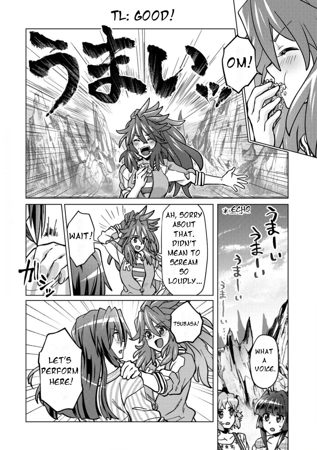 Senki Kanshoku Symphogear - Shirabe Meshi Chapter 41 page 17 - 