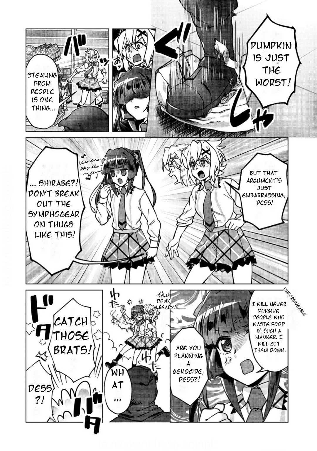 Senki Kanshoku Symphogear - Shirabe Meshi Chapter 44 page 11 - 