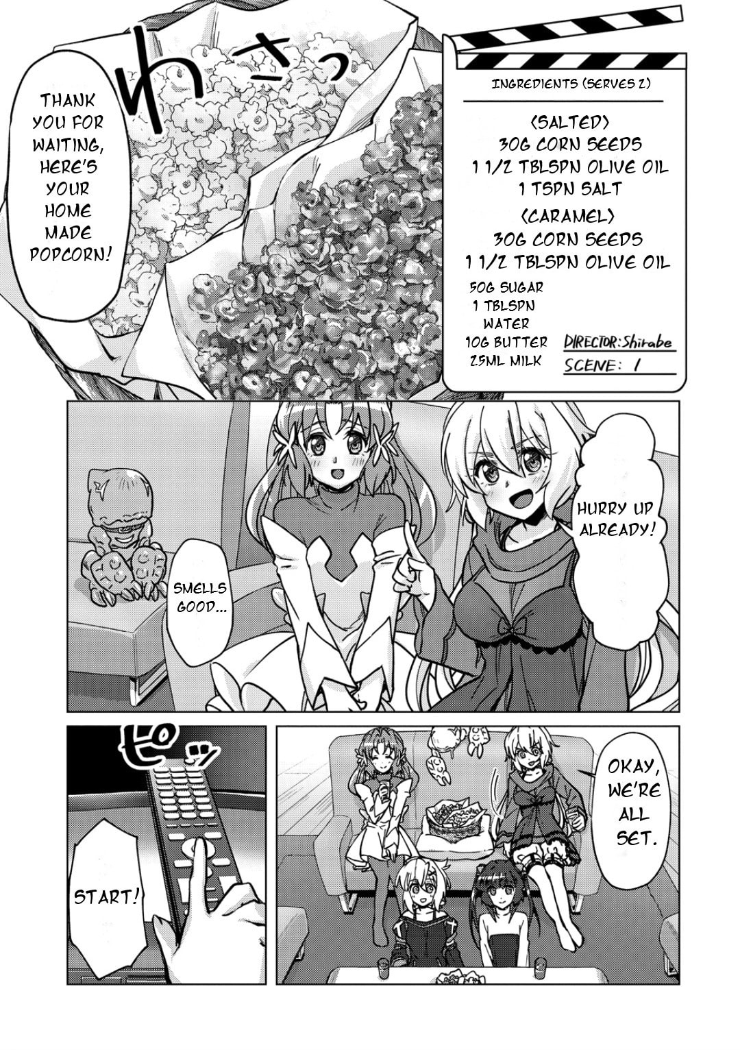 Senki Kanshoku Symphogear - Shirabe Meshi Chapter 45 page 4 - 