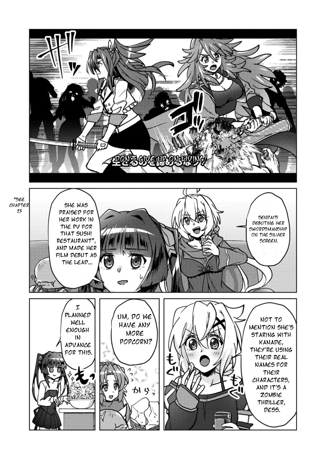 Senki Kanshoku Symphogear - Shirabe Meshi Chapter 45 page 8 - 