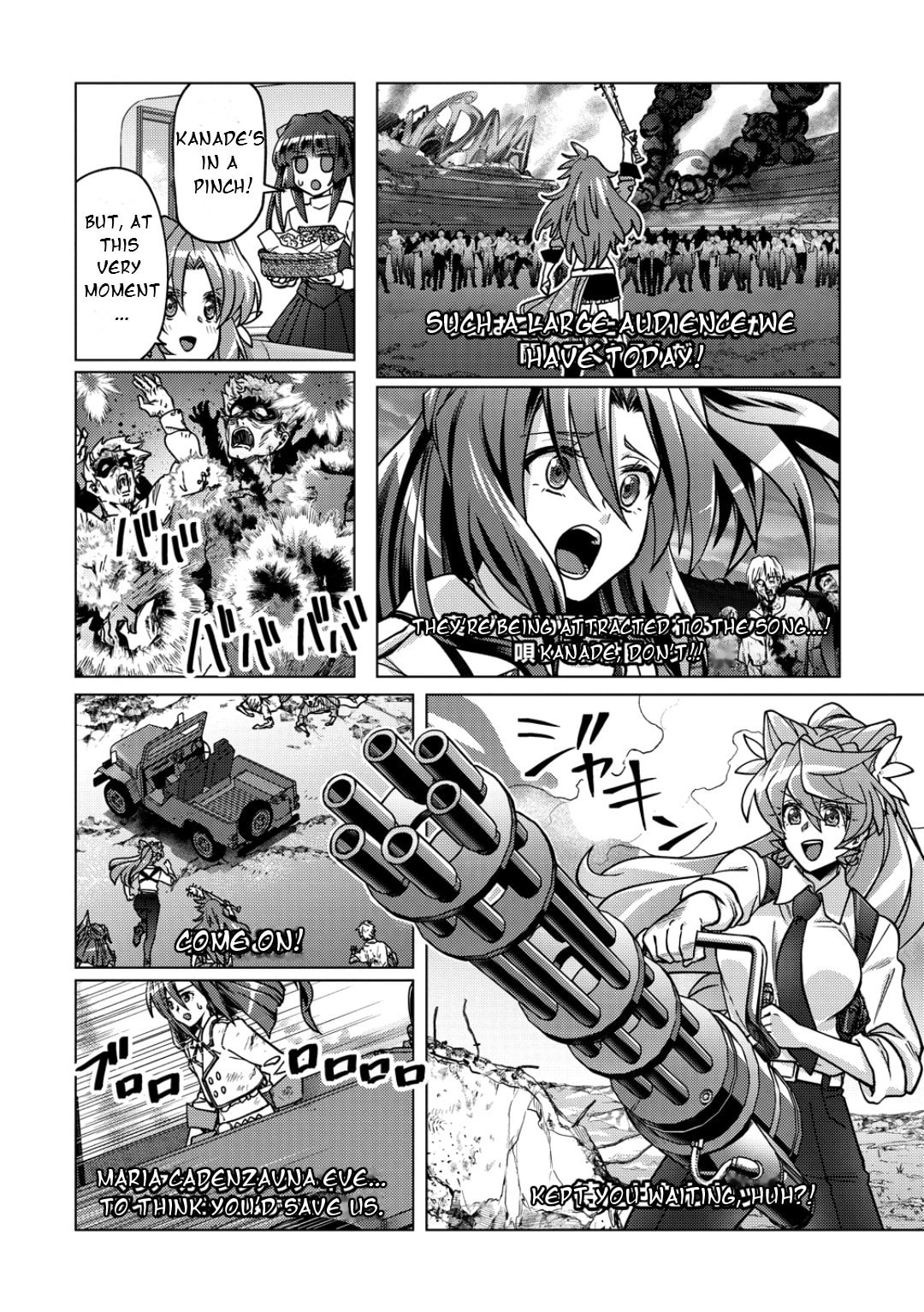 Senki Kanshoku Symphogear - Shirabe Meshi Chapter 45 page 9 - 