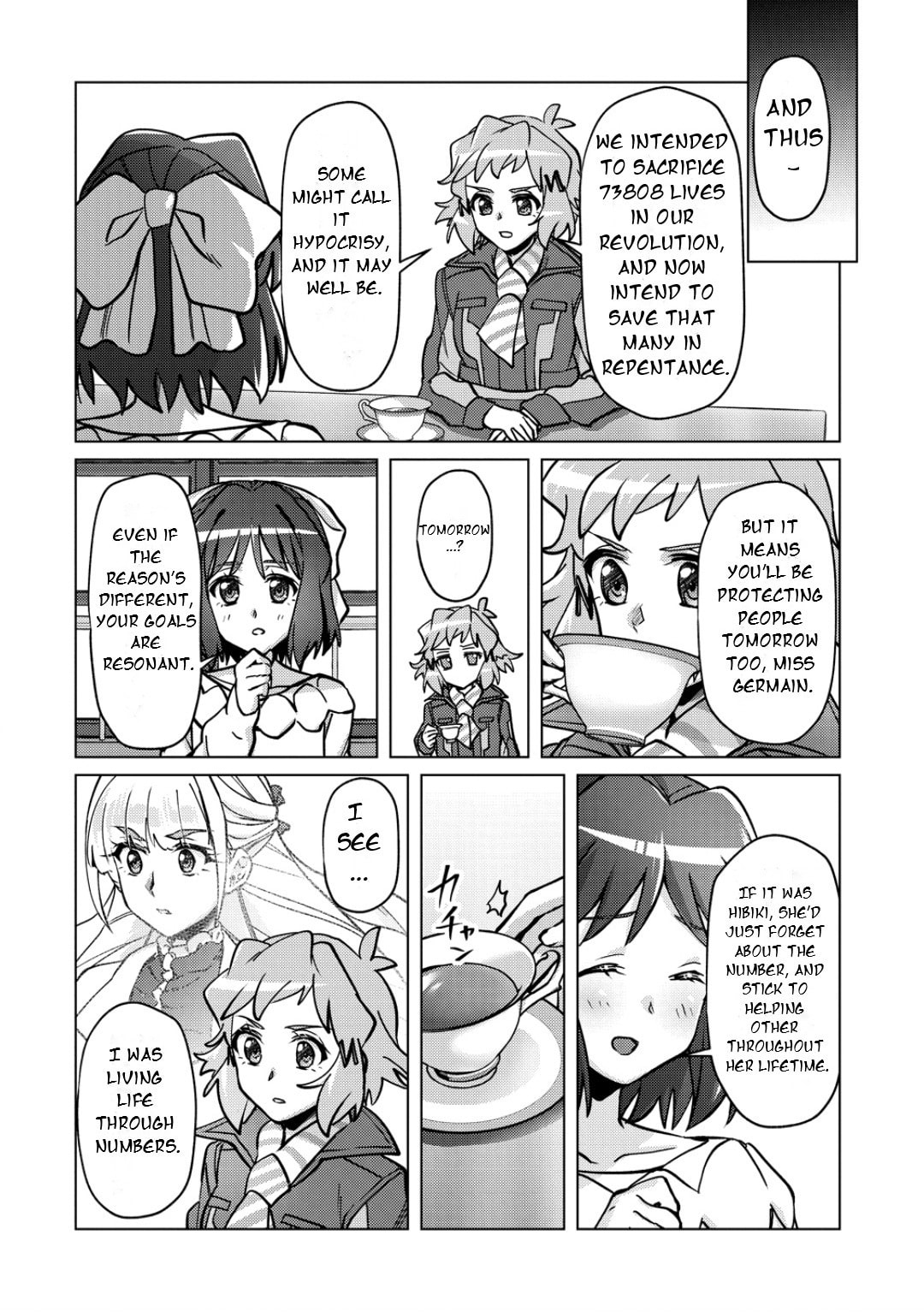 Senki Kanshoku Symphogear - Shirabe Meshi Chapter 46 page 15 - 