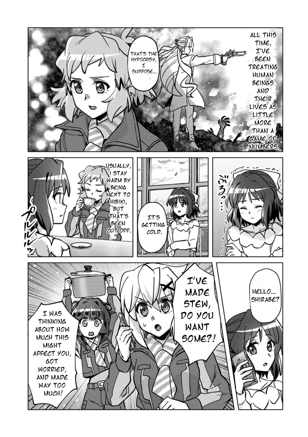 Senki Kanshoku Symphogear - Shirabe Meshi Chapter 46 page 16 - 