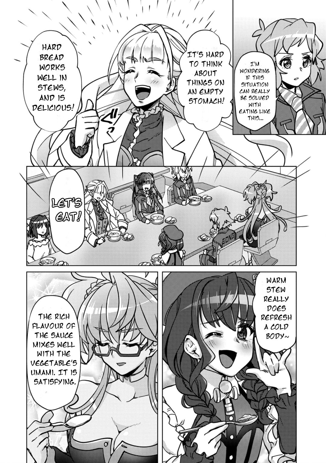 Senki Kanshoku Symphogear - Shirabe Meshi Chapter 46 page 19 - 