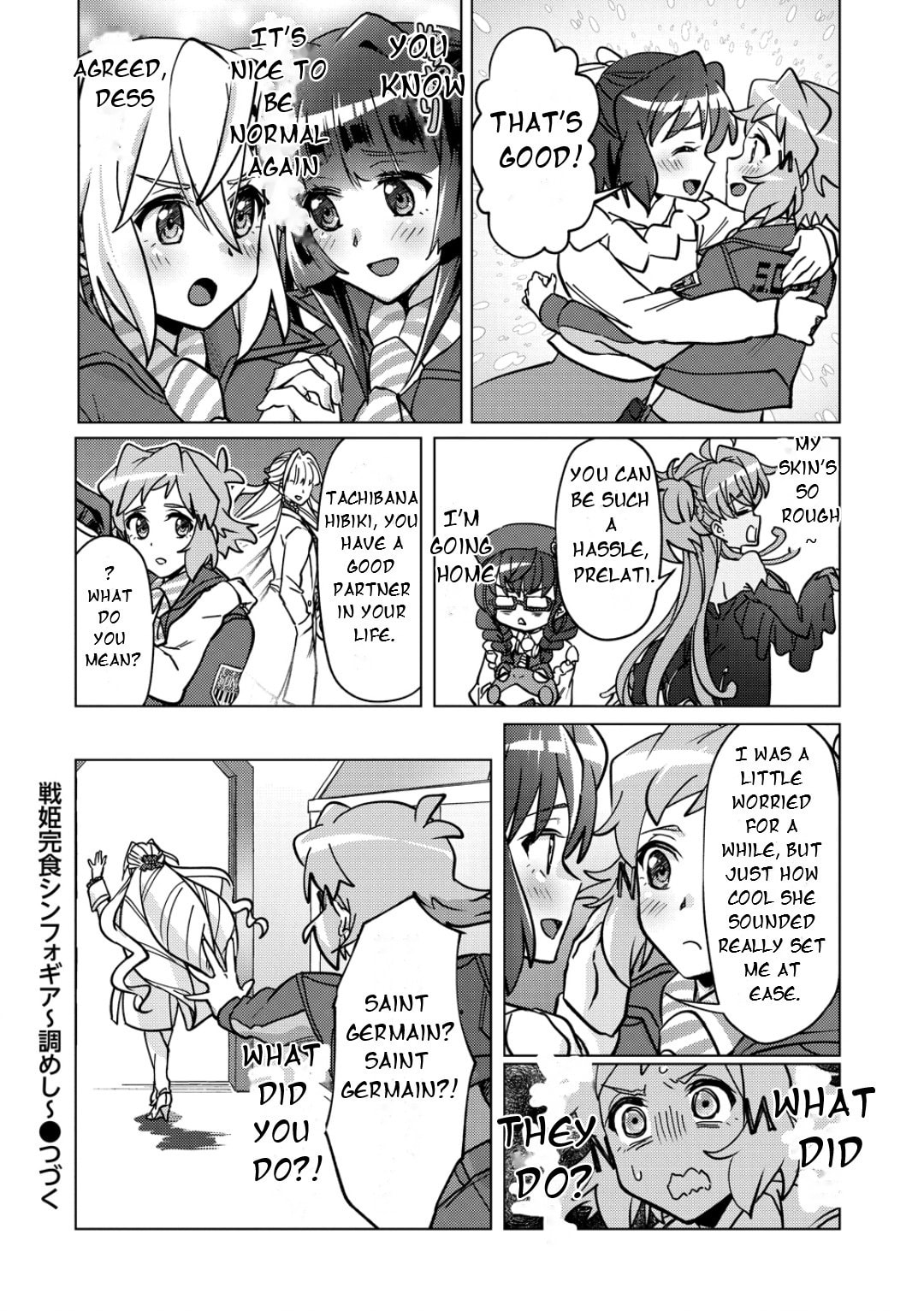 Senki Kanshoku Symphogear - Shirabe Meshi Chapter 46 page 23 - 