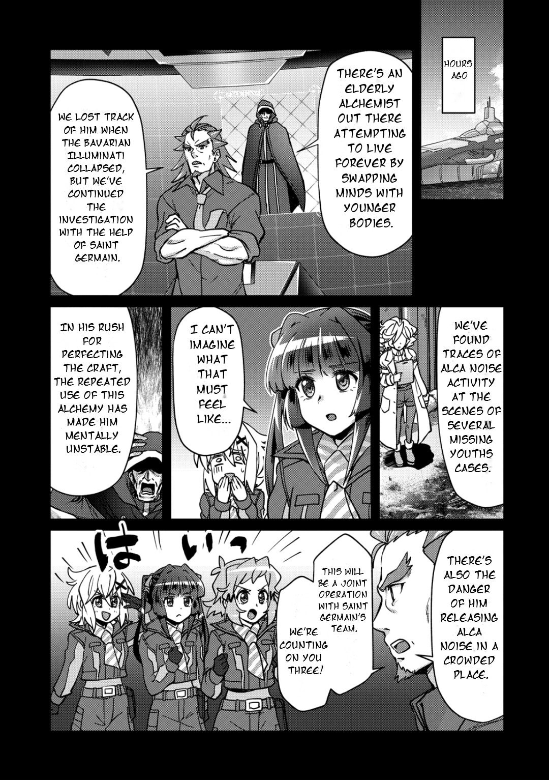Senki Kanshoku Symphogear - Shirabe Meshi Chapter 46 page 6 - 