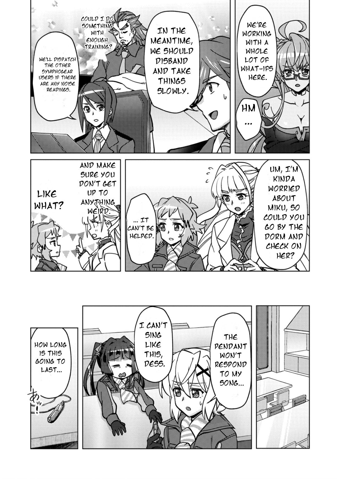 Senki Kanshoku Symphogear - Shirabe Meshi Chapter 46 page 10 - 