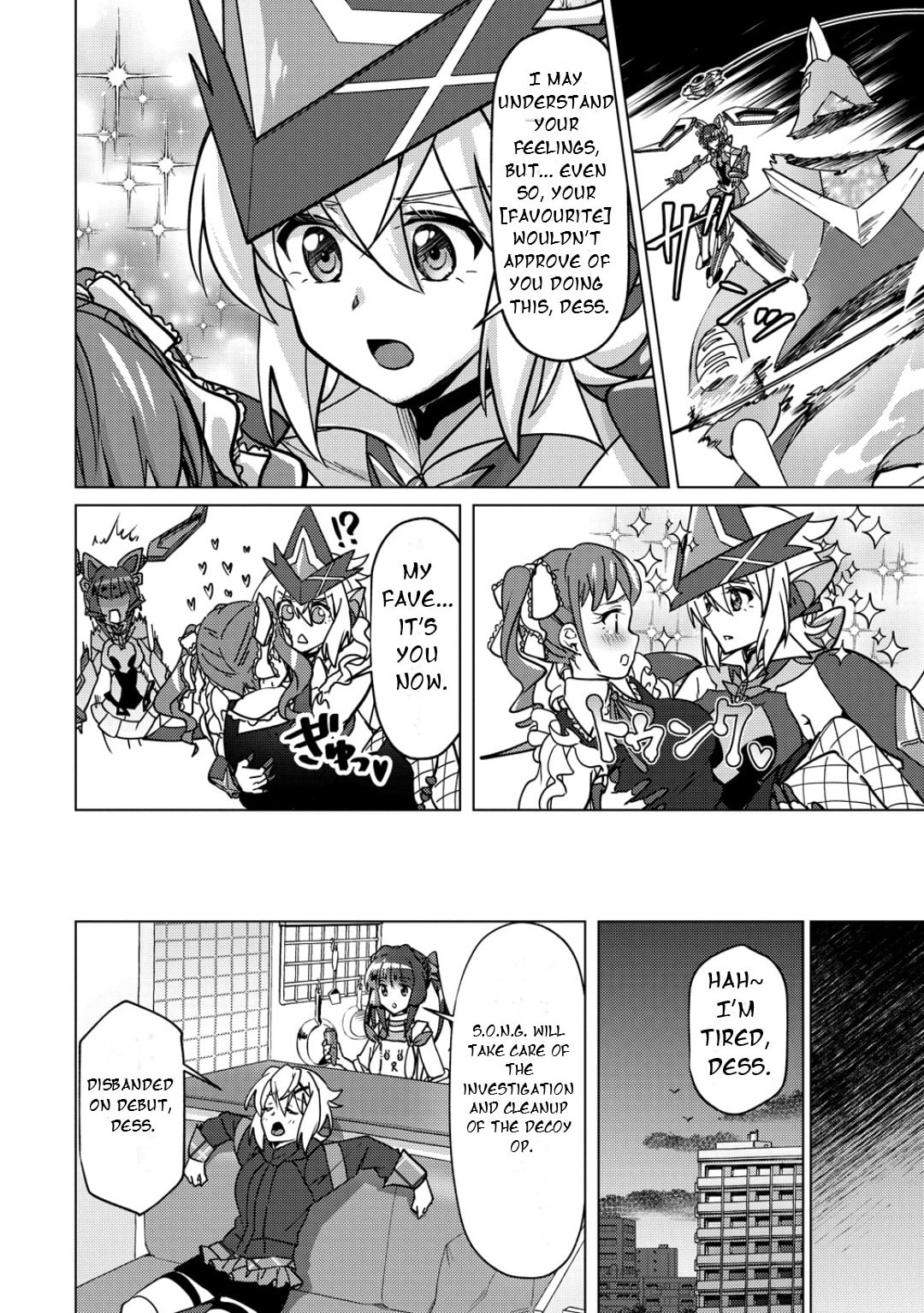 Senki Kanshoku Symphogear - Shirabe Meshi Chapter 48 page 13 - 