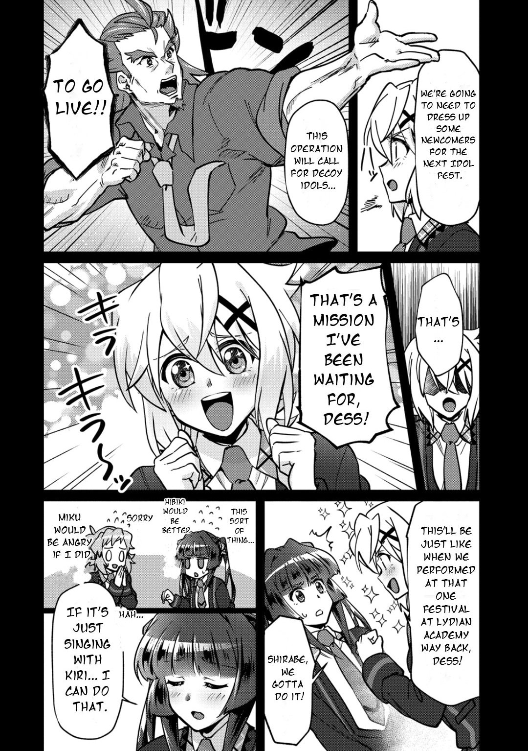 Senki Kanshoku Symphogear - Shirabe Meshi Chapter 48 page 5 - 