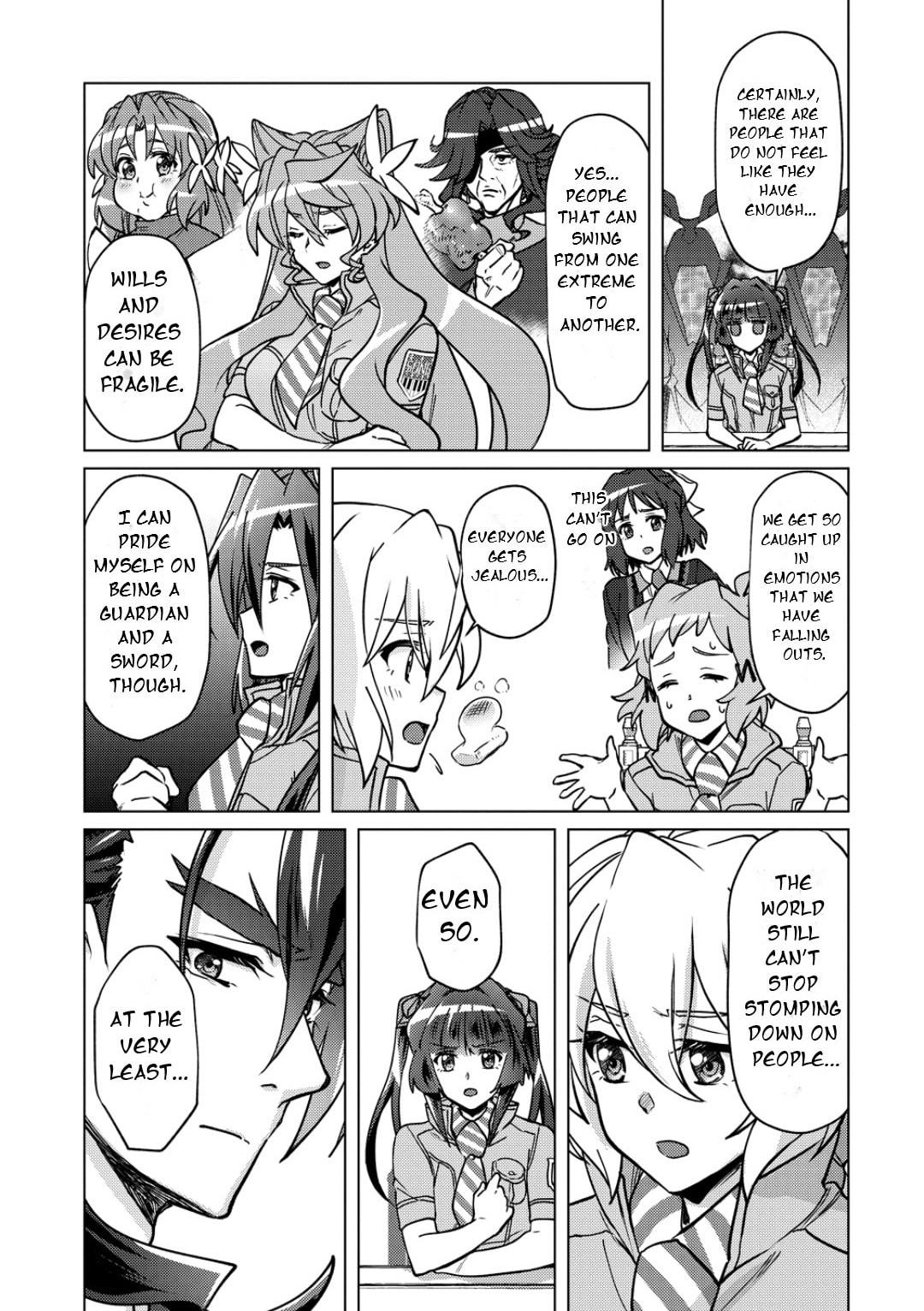 Senki Kanshoku Symphogear - Shirabe Meshi Chapter 49 page 18 - 