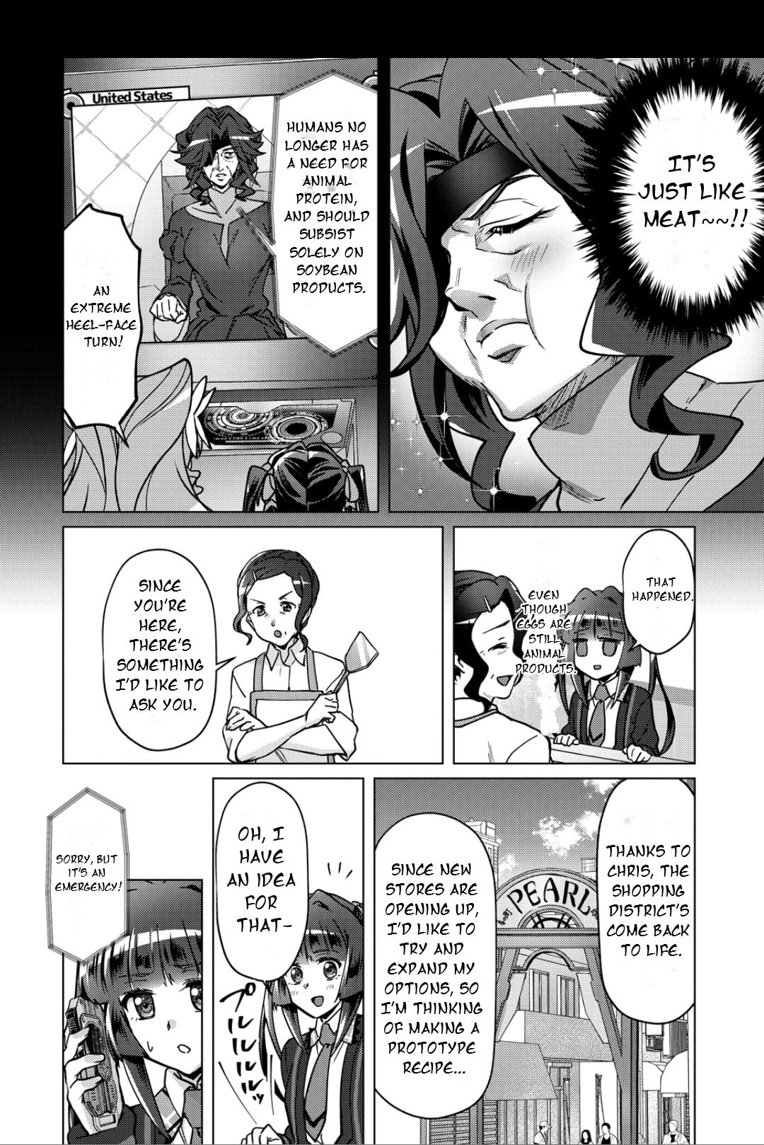 Senki Kanshoku Symphogear - Shirabe Meshi Chapter 49 page 3 - 