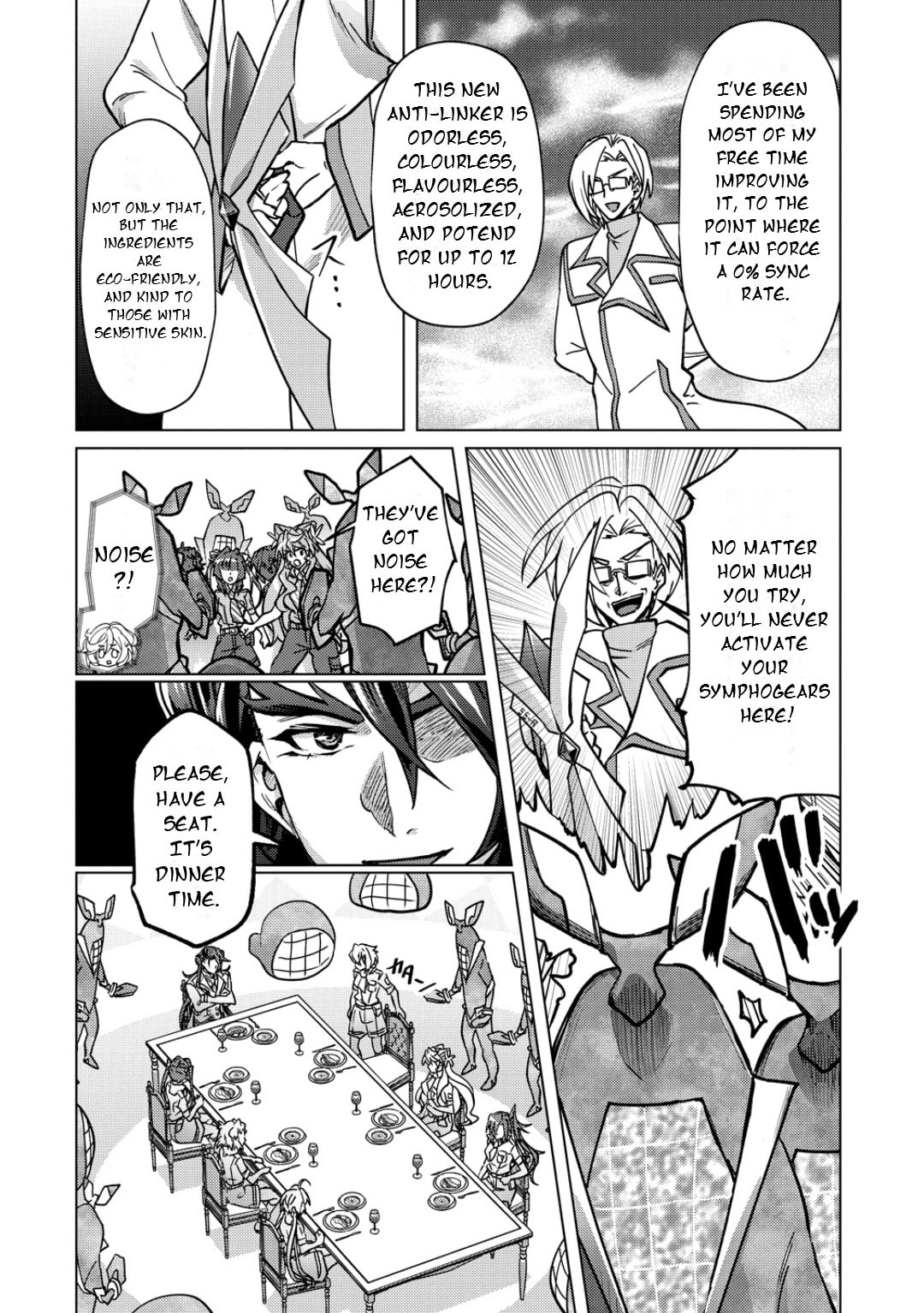 Senki Kanshoku Symphogear - Shirabe Meshi Chapter 49 page 9 - 