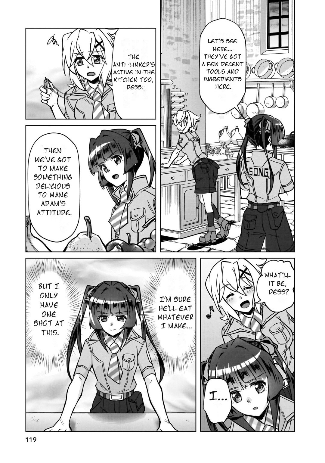 Senki Kanshoku Symphogear - Shirabe Meshi Chapter 50 page 4 - 