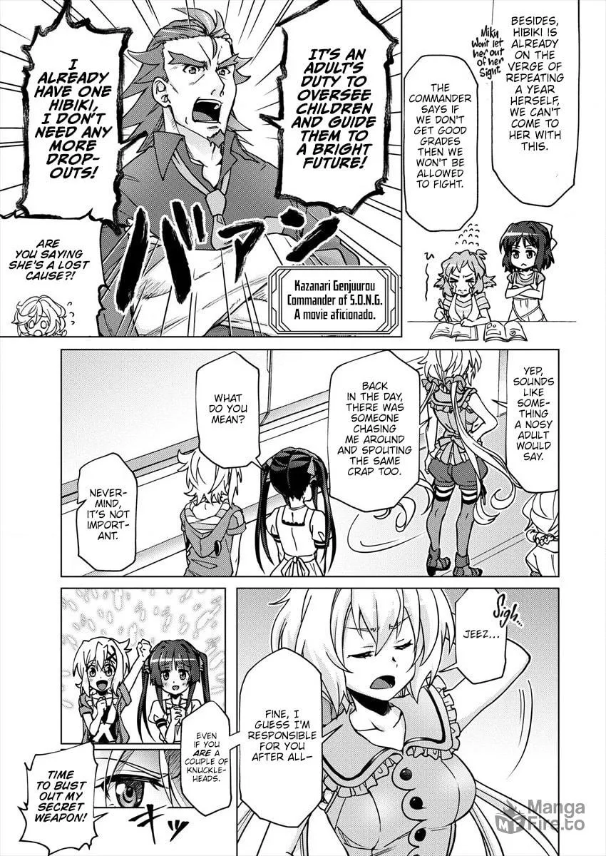 Senki Kanshoku Symphogear ~Shirabemeshi~ Chapter 4 page 3 - 