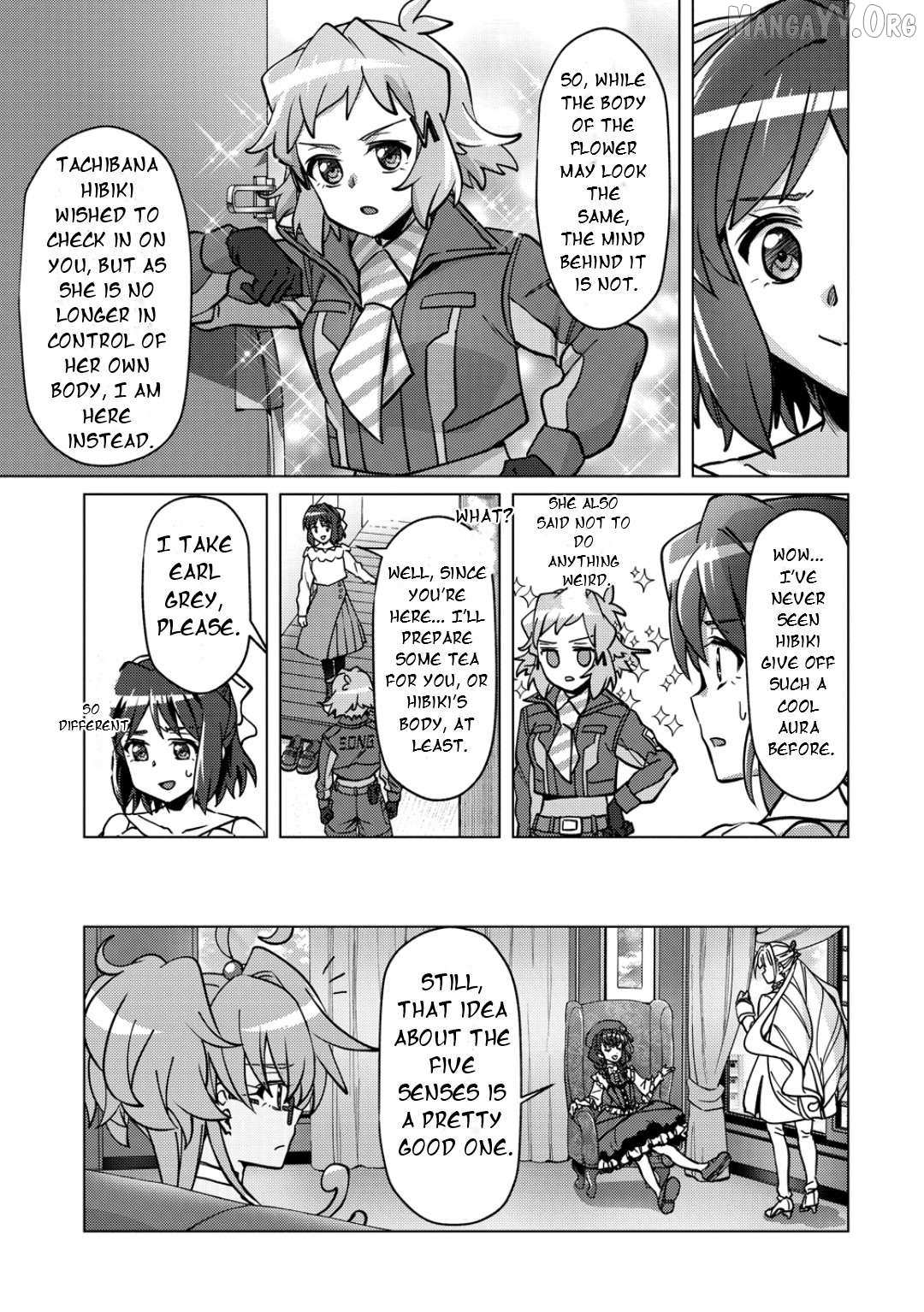 Senki Kanshoku Symphogear ~Shirabemeshi~ Chapter 46 page 13 - 
