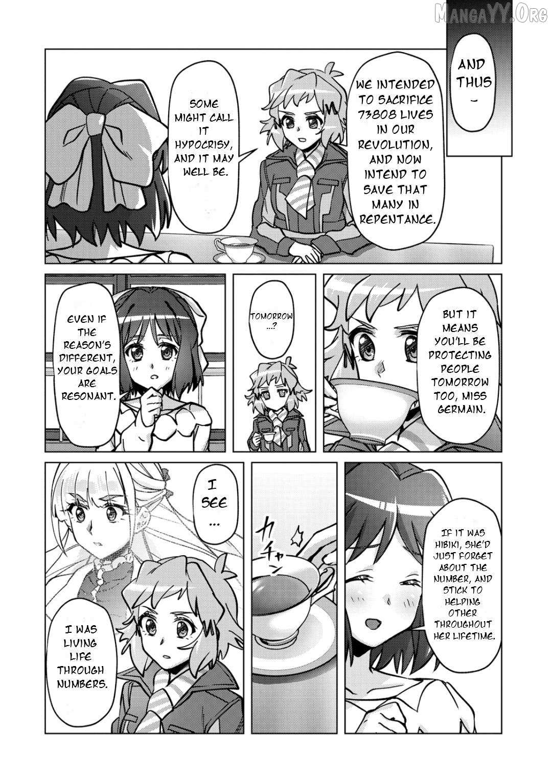 Senki Kanshoku Symphogear ~Shirabemeshi~ Chapter 46 page 16 - 