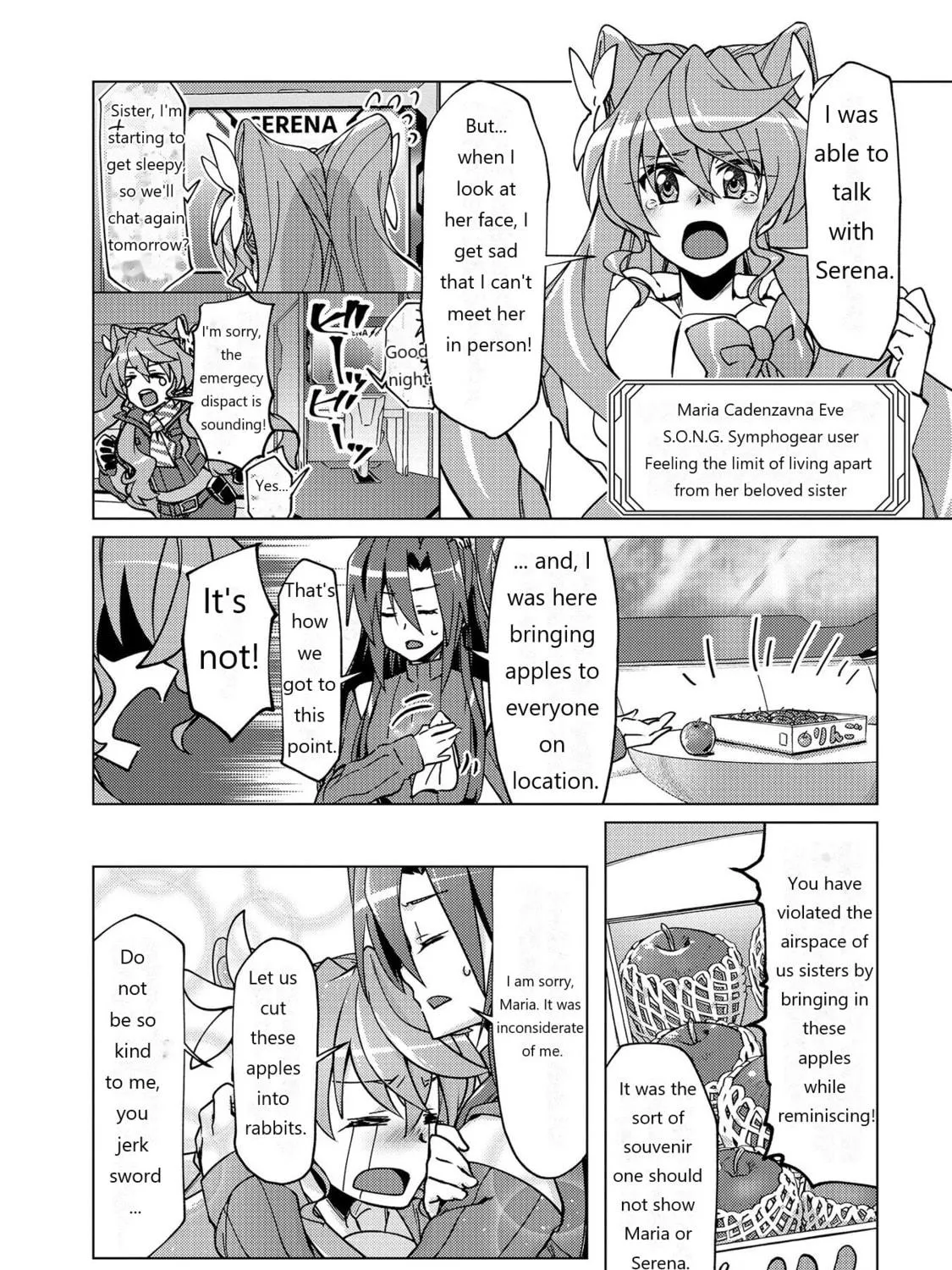 Senki Kanshoku Symphogear ~Shirabemeshi~ Chapter 6 page 9 - 